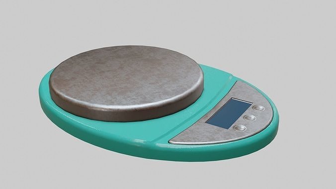 Kitchen scale Free low-poly 3D model