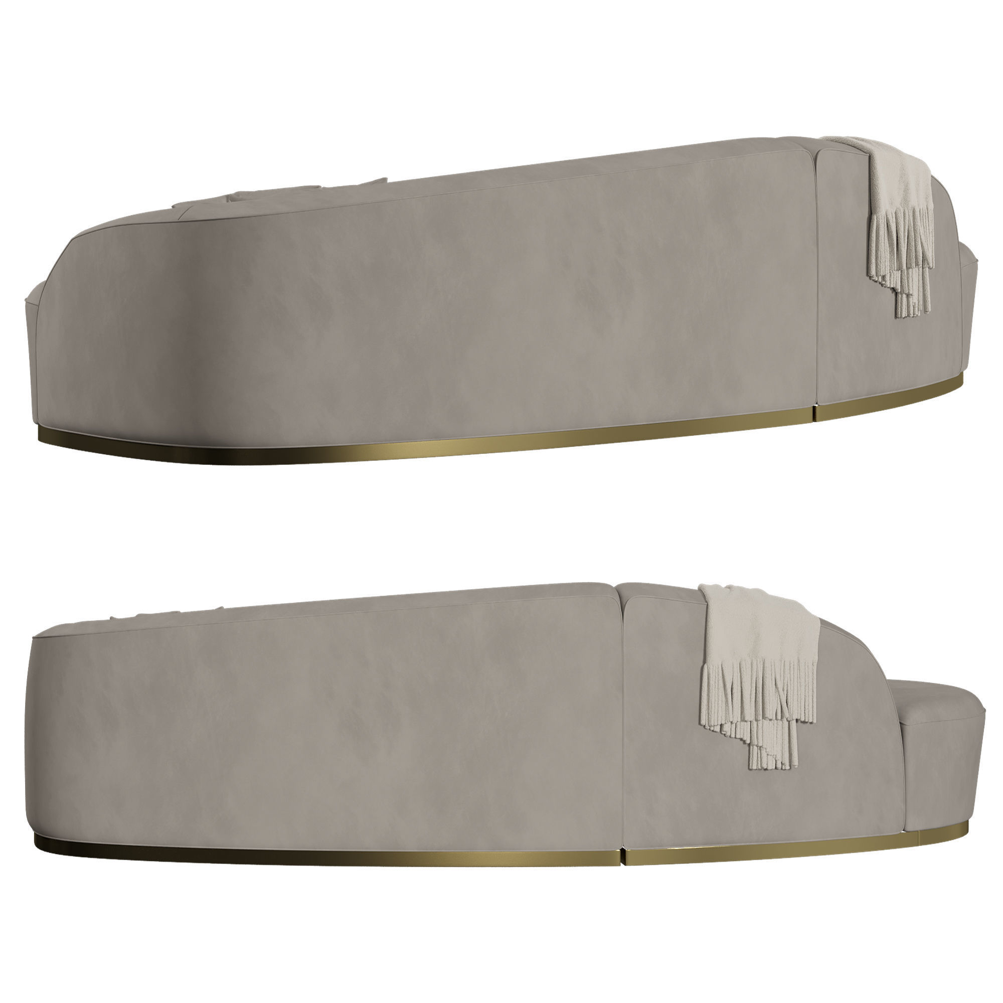 Reya Curved Sectional Sofa 3D model_14