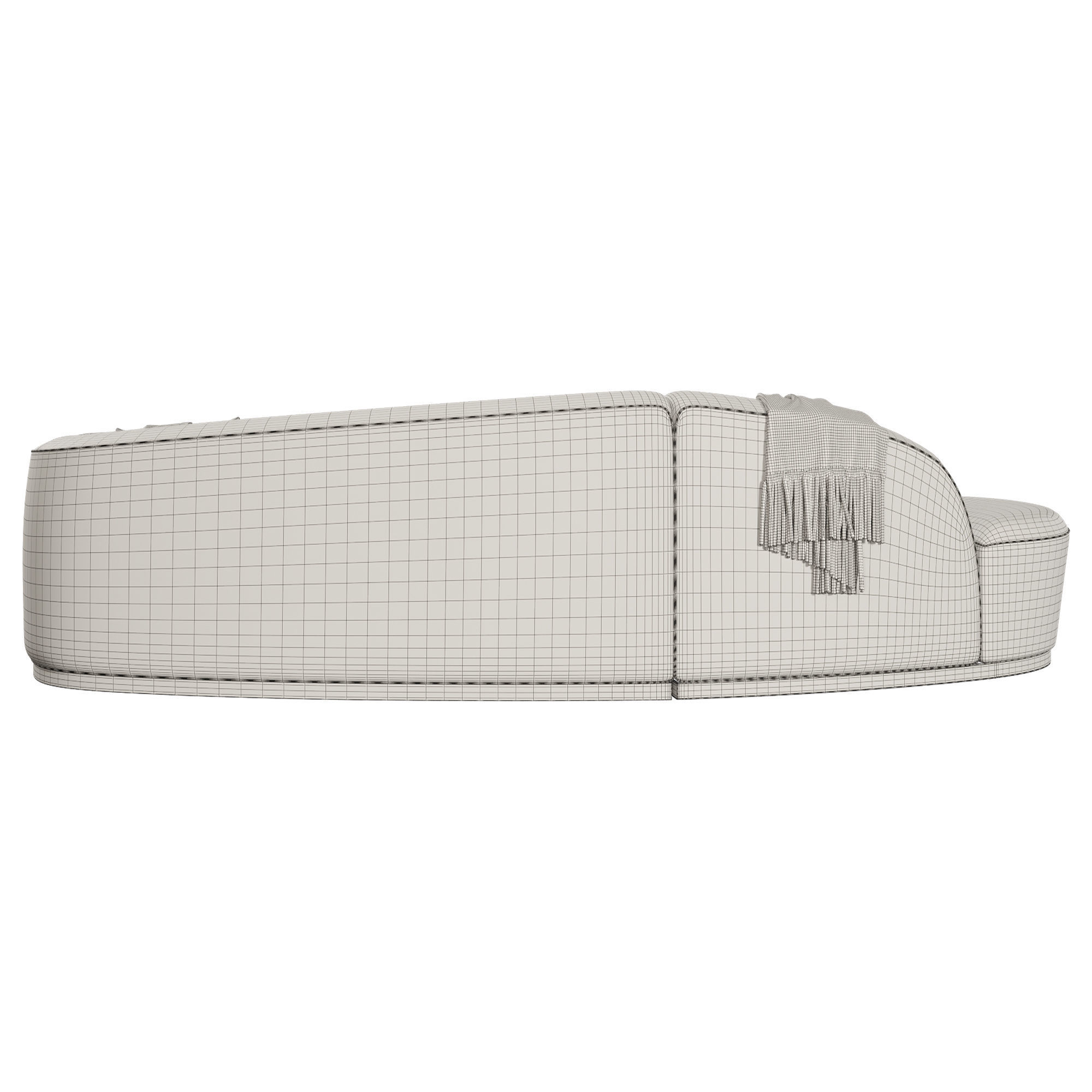 Reya Curved Sectional Sofa 3D model_11