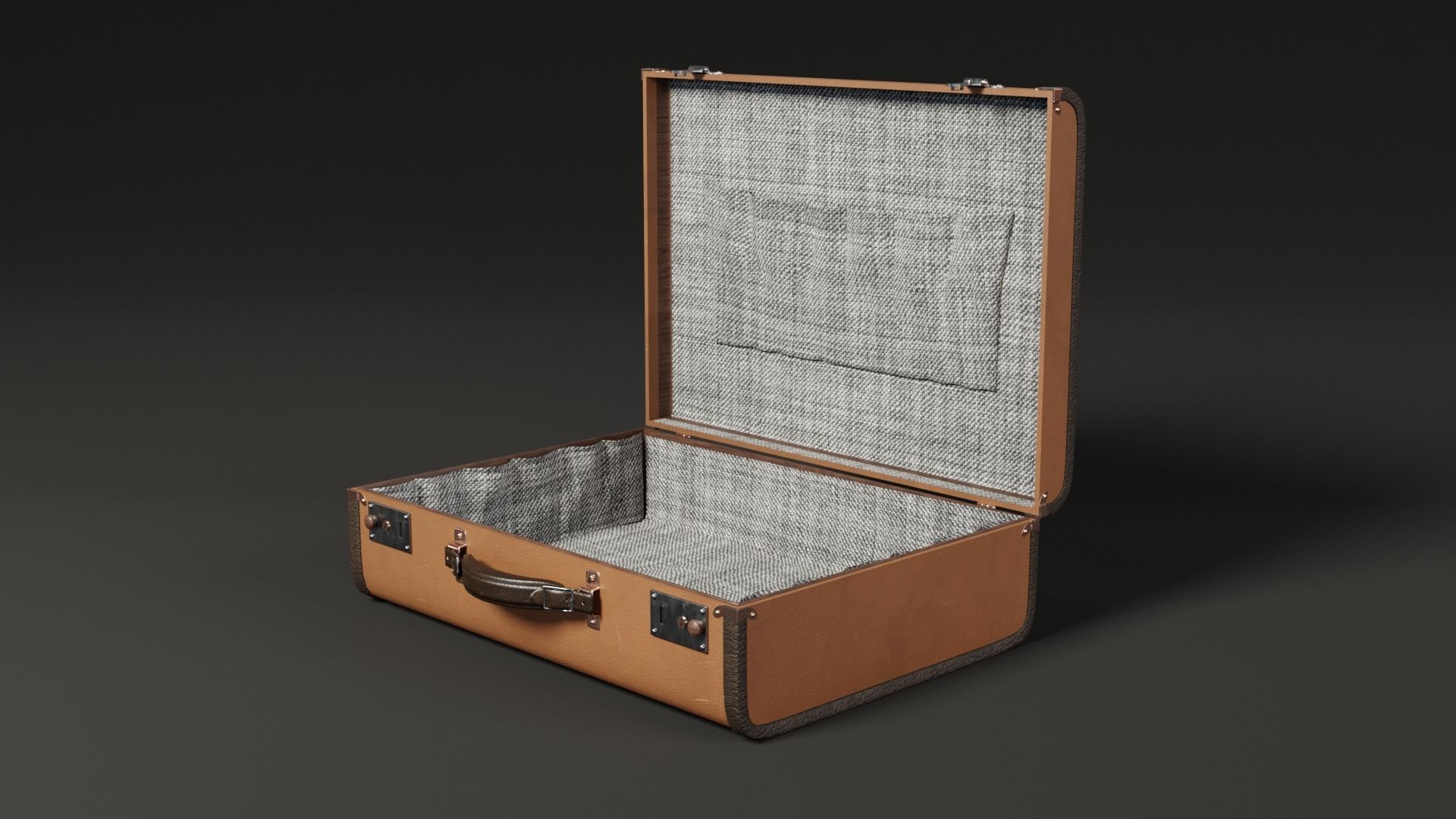 Classic Suitcase 3D model_15