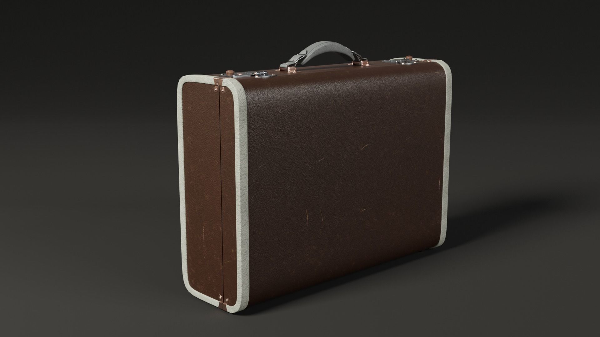 Classic Suitcase 3D model_9