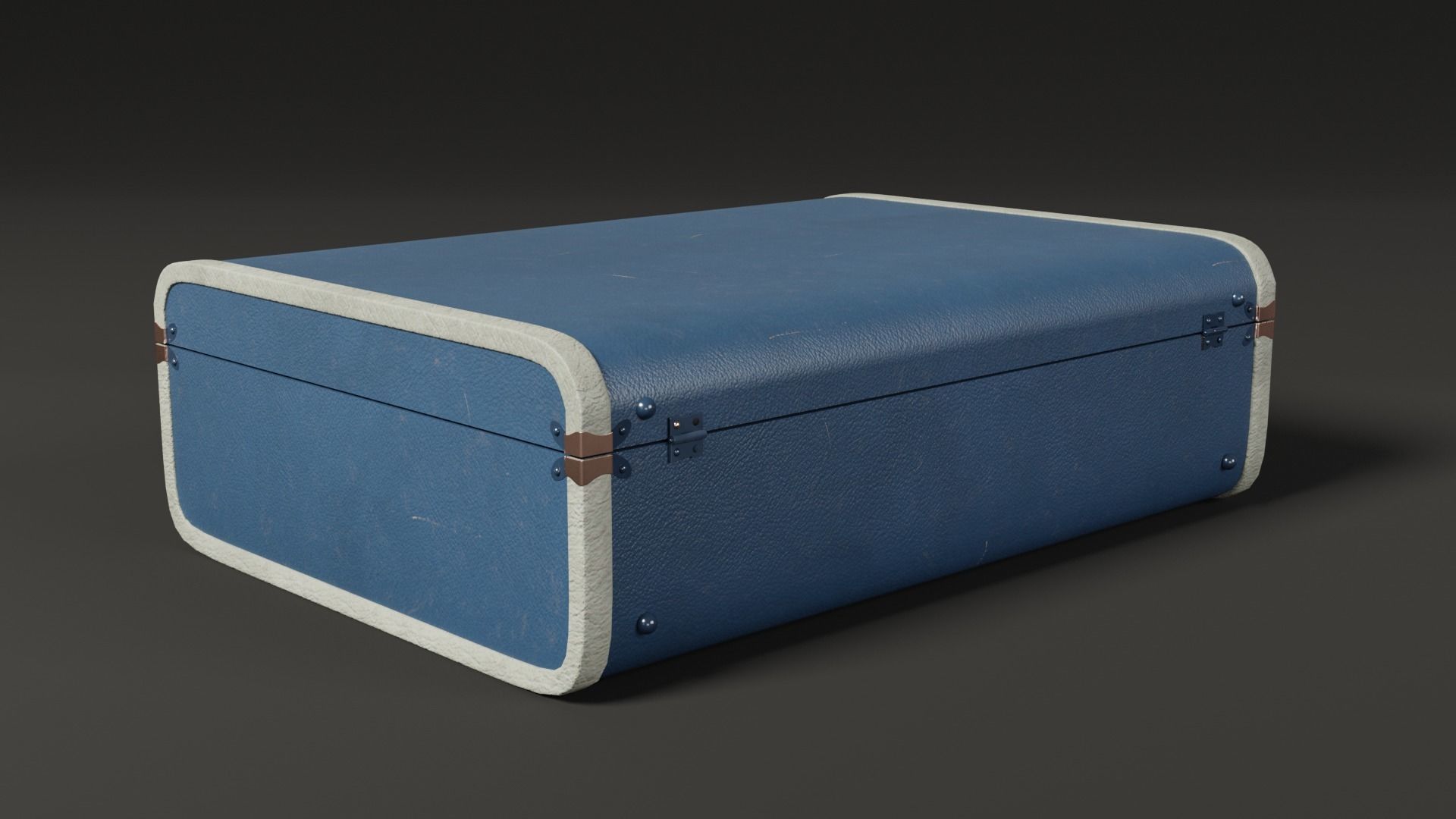 Classic Suitcase 3D model_3