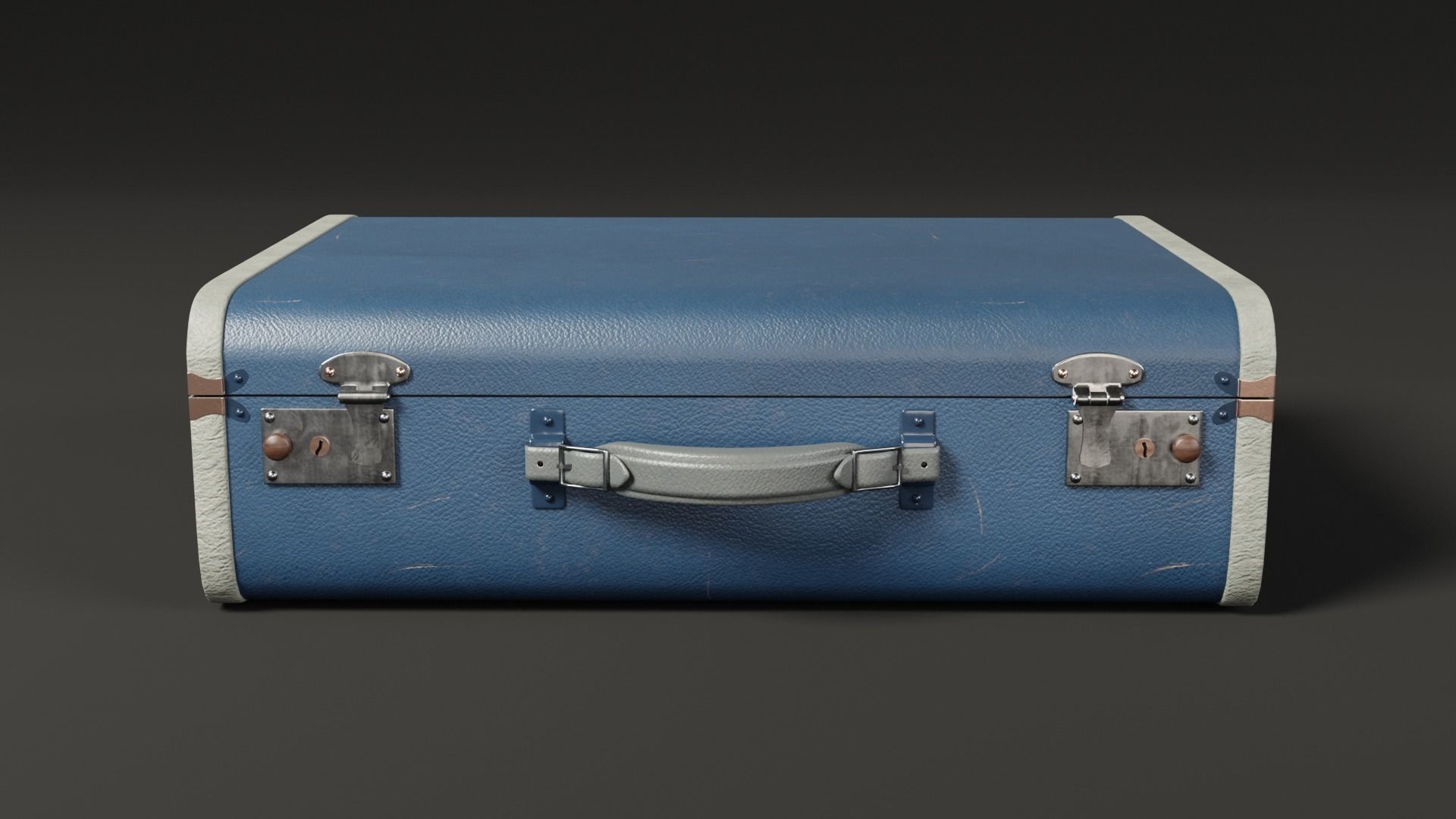 Classic Suitcase 3D model_2