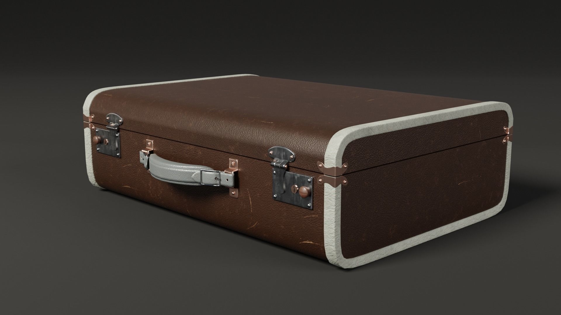 Classic Suitcase 3D model_6