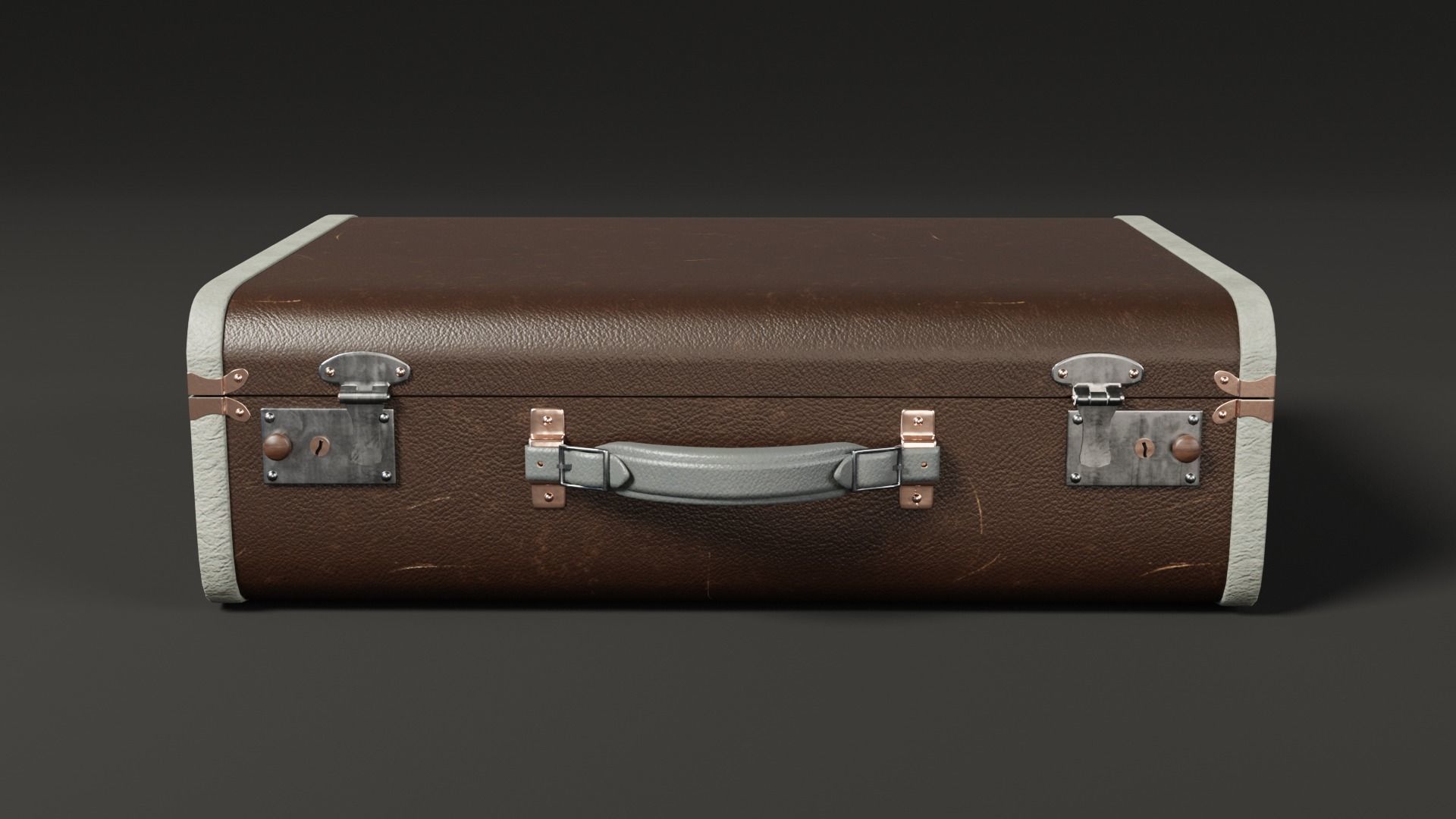 Classic Suitcase 3D model_7
