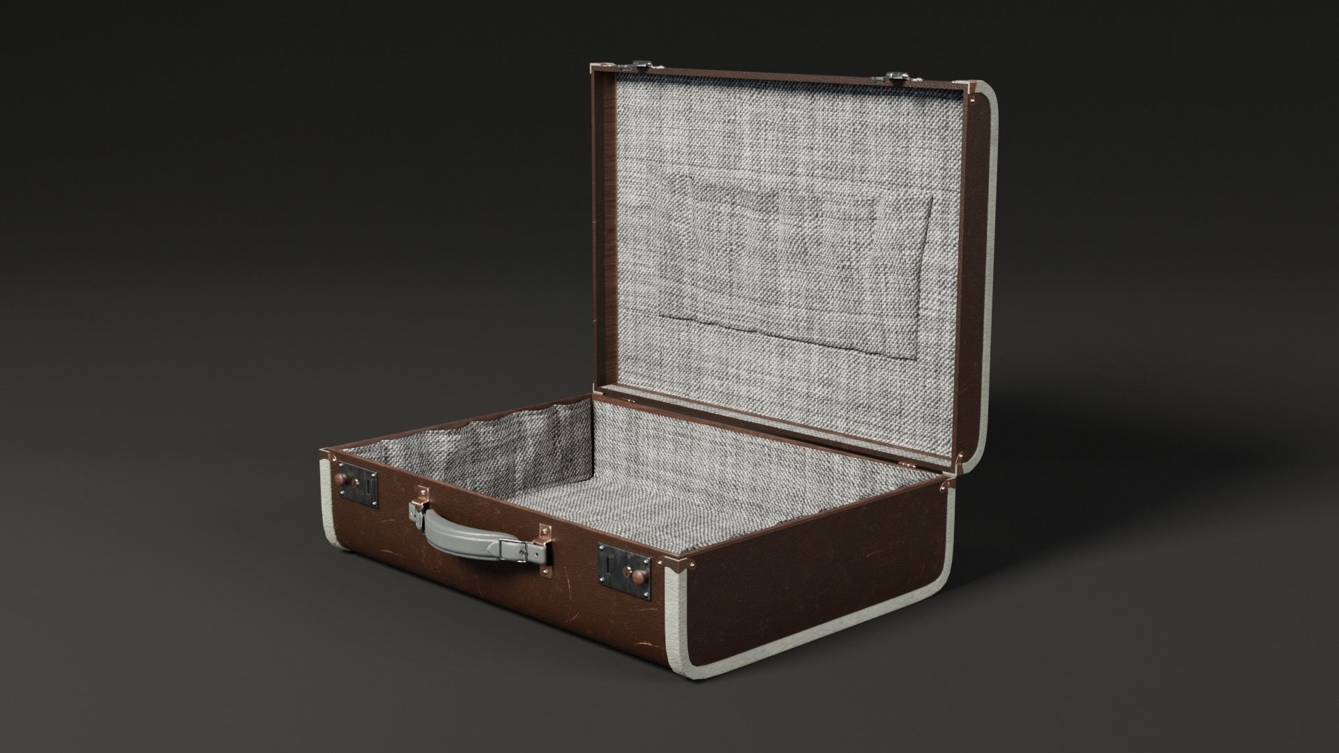 Classic Suitcase 3D model_5