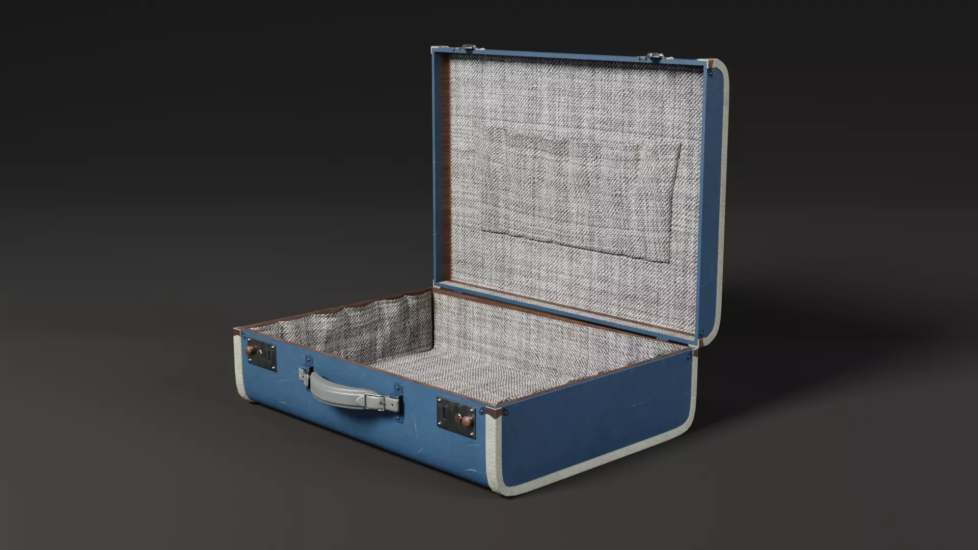 Classic Suitcase 3D model_0