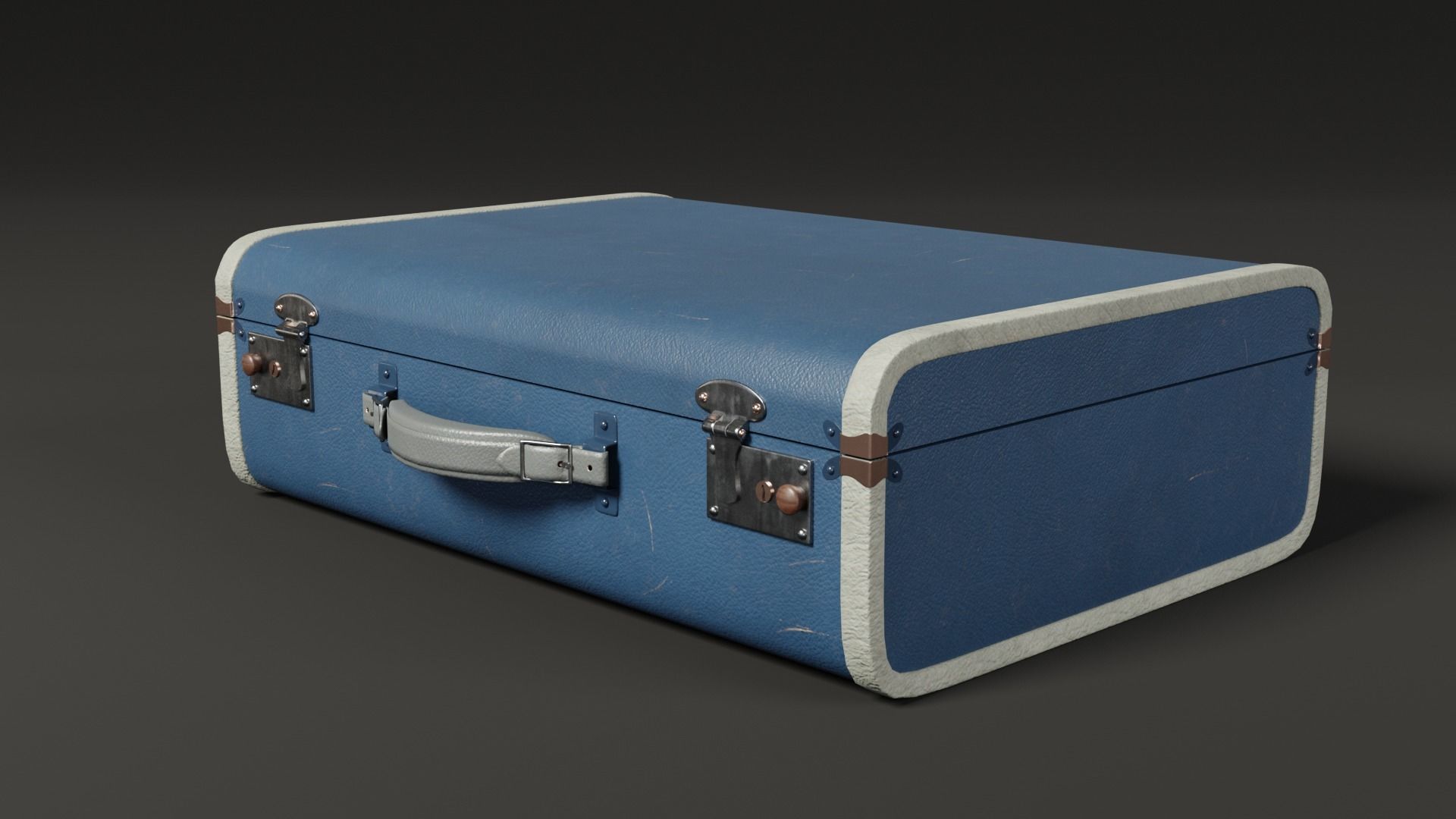 Classic Suitcase 3D model_1