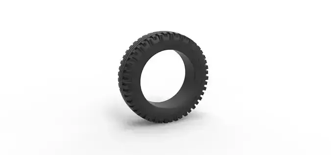 Military tire 12 Scale 1 to 25