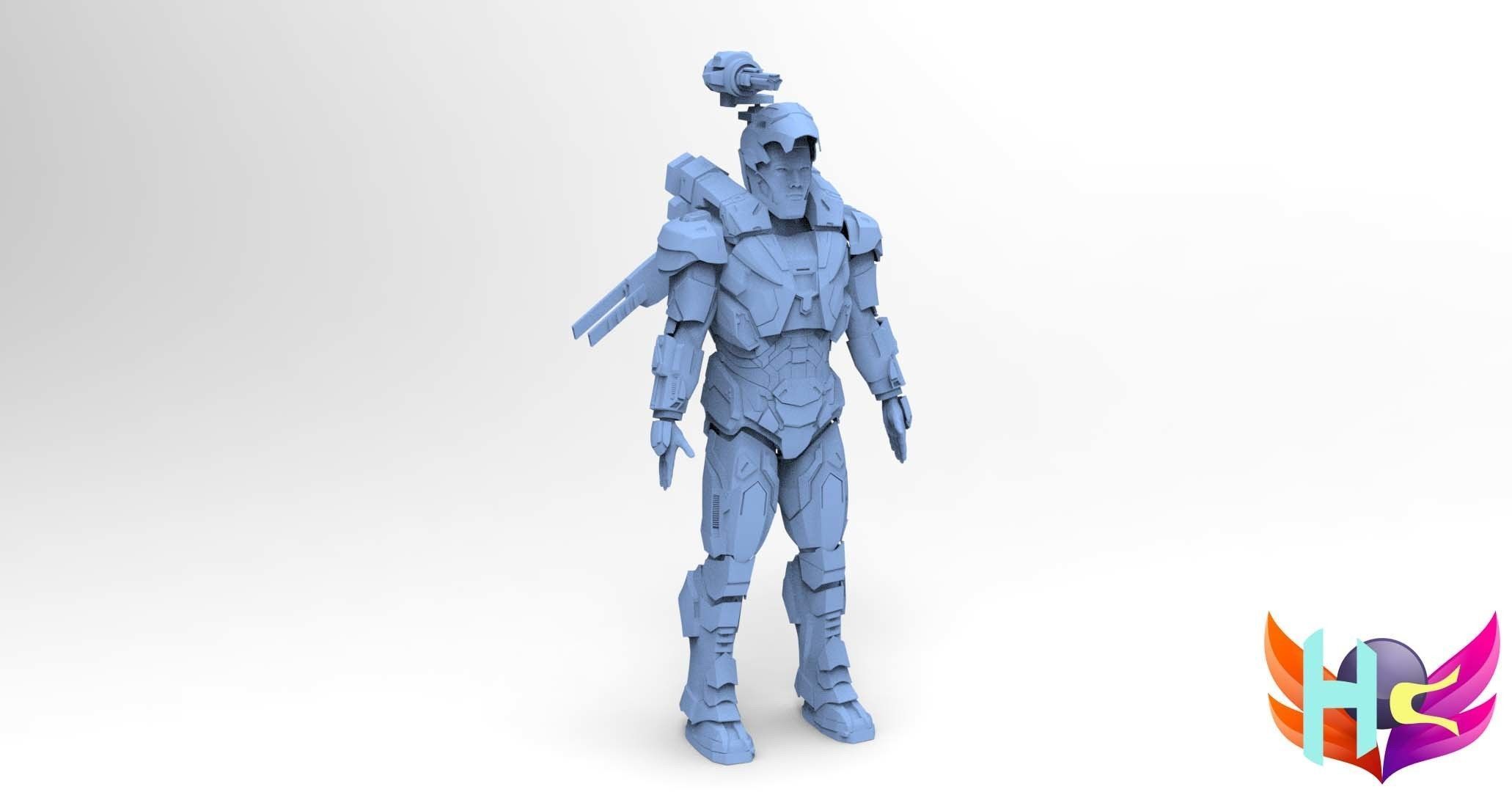 War Machine Inifinity War MK4 Armor 3D model | CGTrader