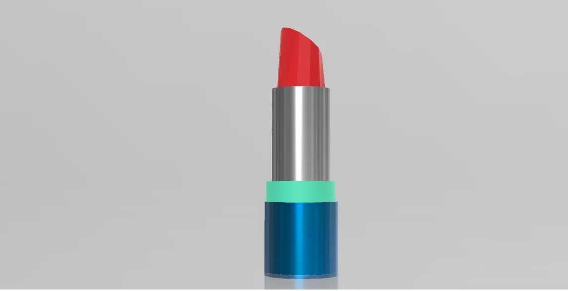 Lipstick  Low-poly 3D model_0