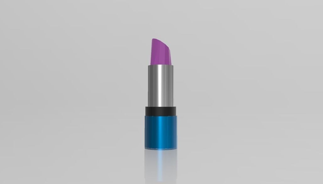 Lipstick  Low-poly 3D model_2