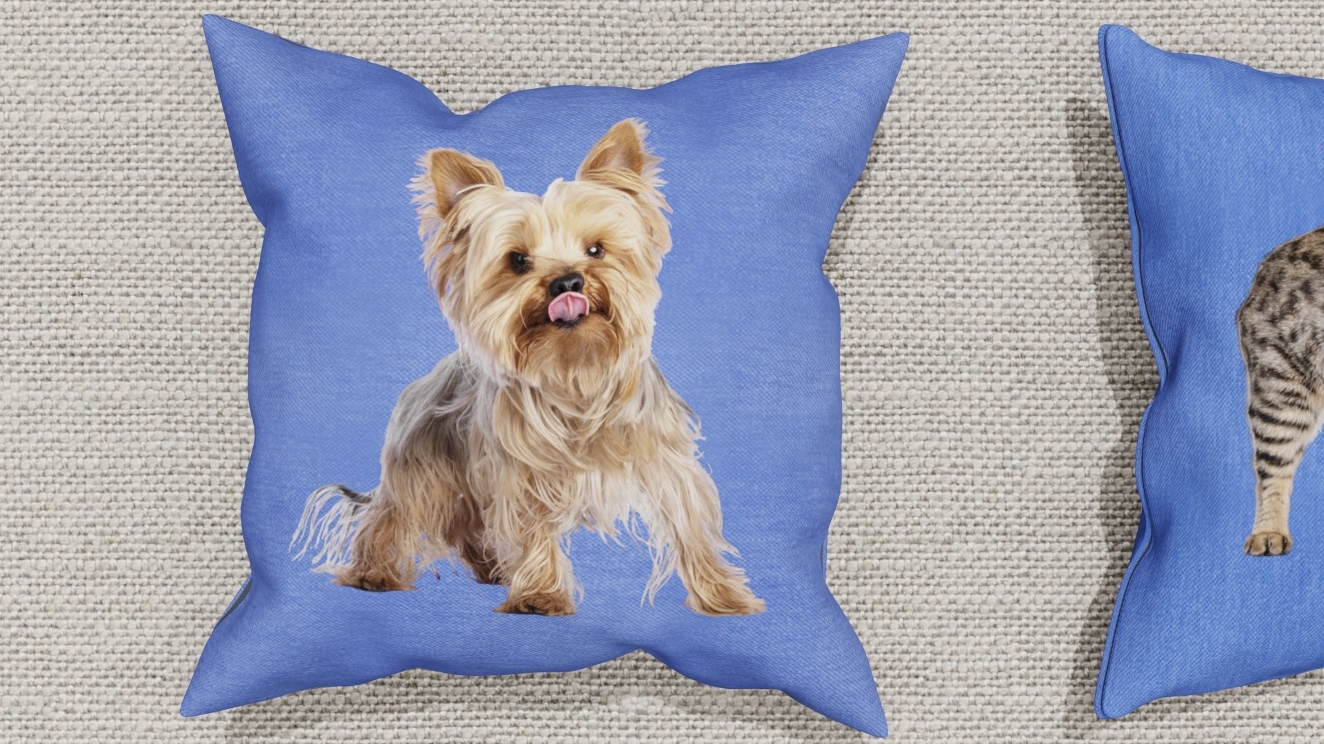 Pillows Low-poly 3D model_10