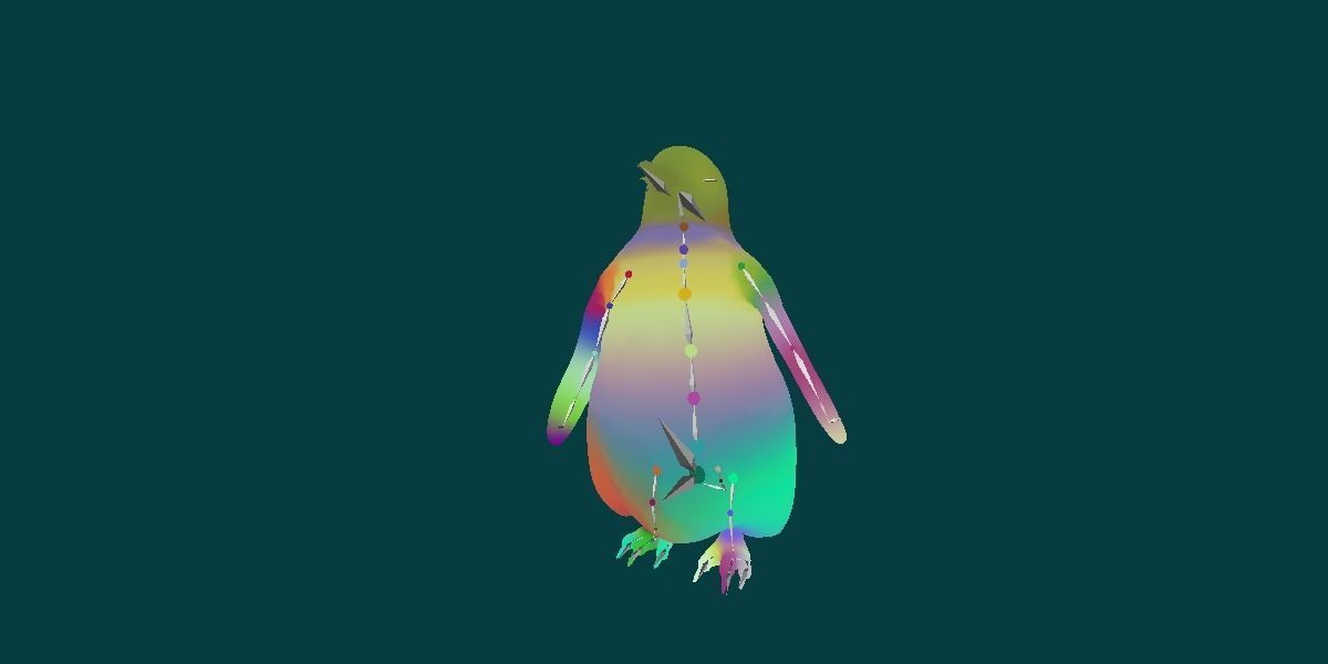 Emperor Penguin Baby Animal 3D model_4