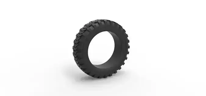 Military tire 13 Scale 1 to 25