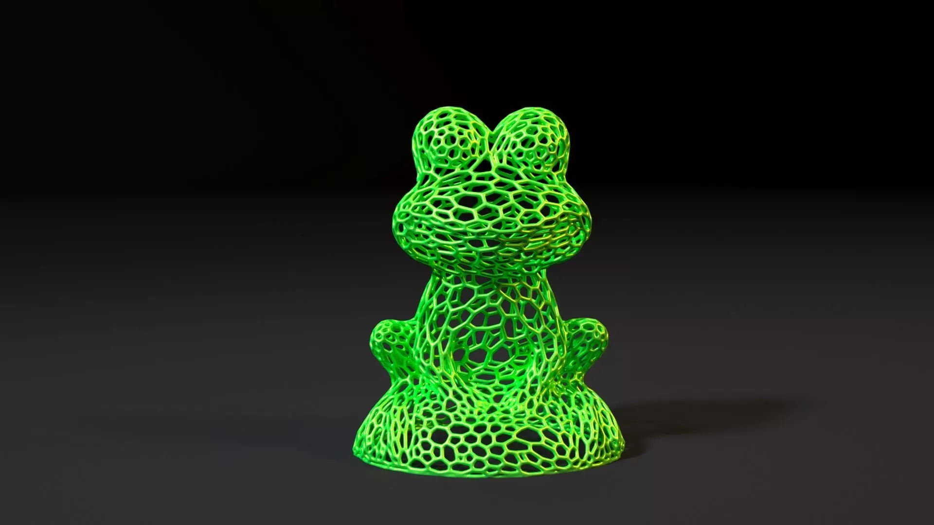 Garden Frog 3D print model_0