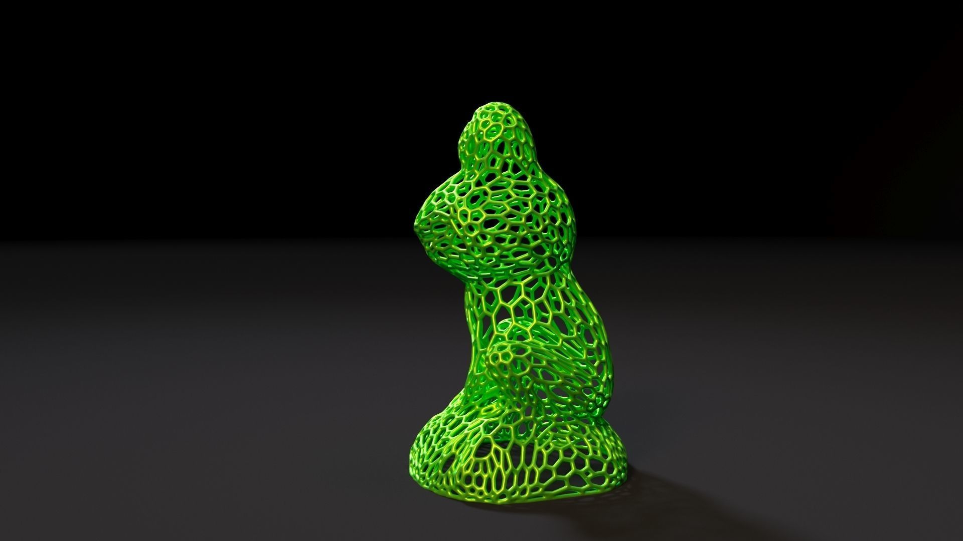 Garden Frog 3D print model_2