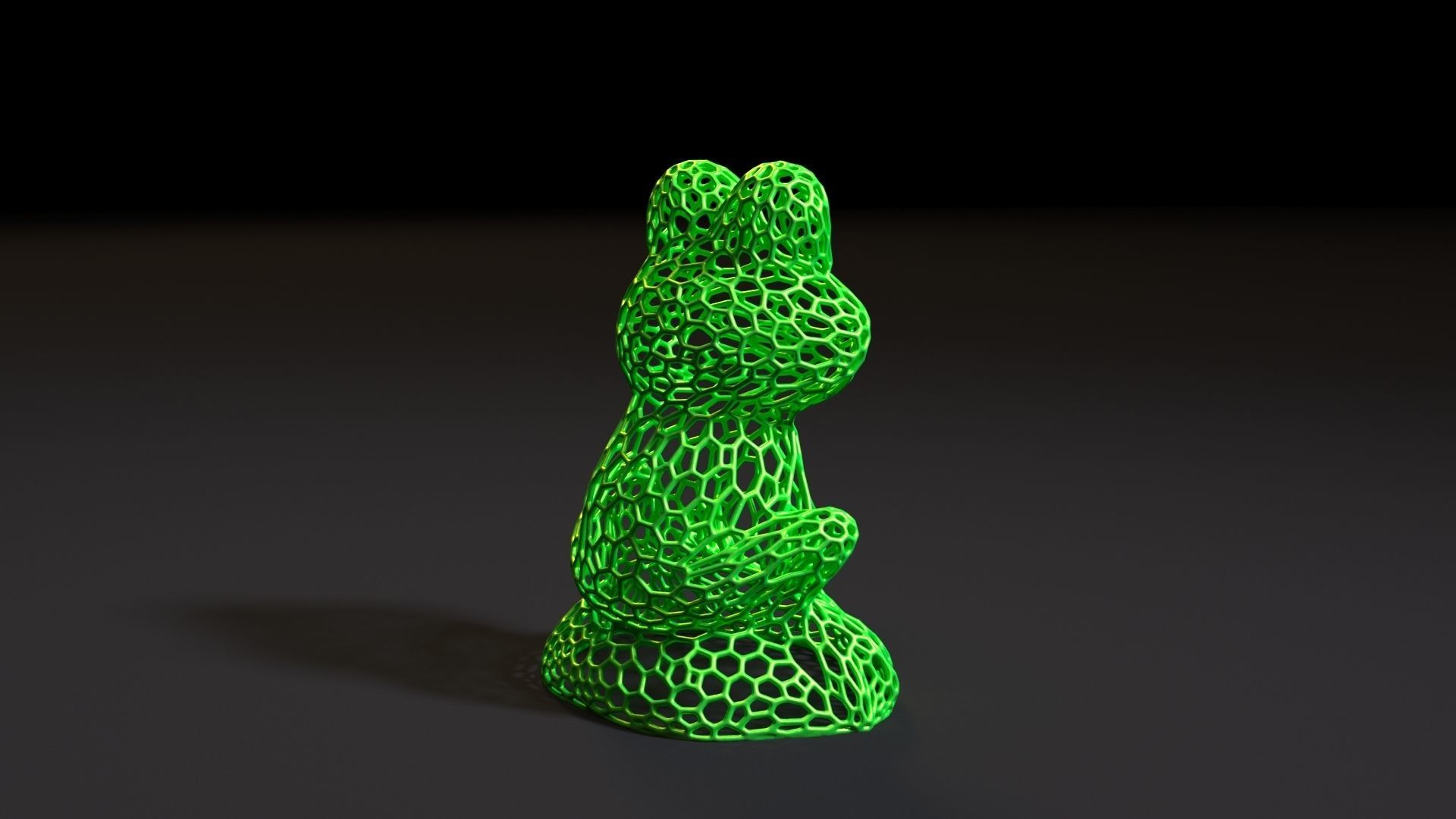Garden Frog 3D print model_5