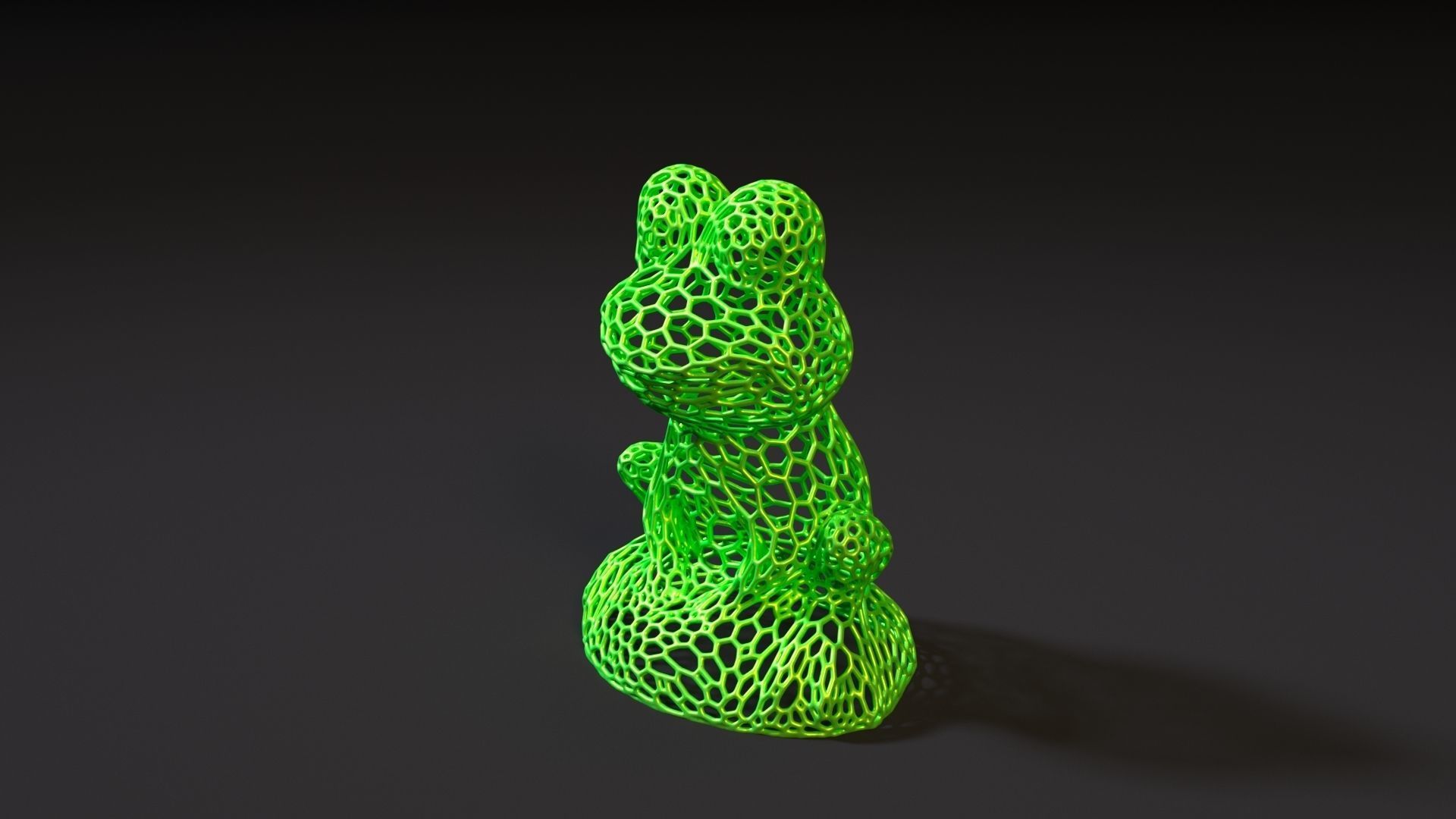 Garden Frog 3D print model_1