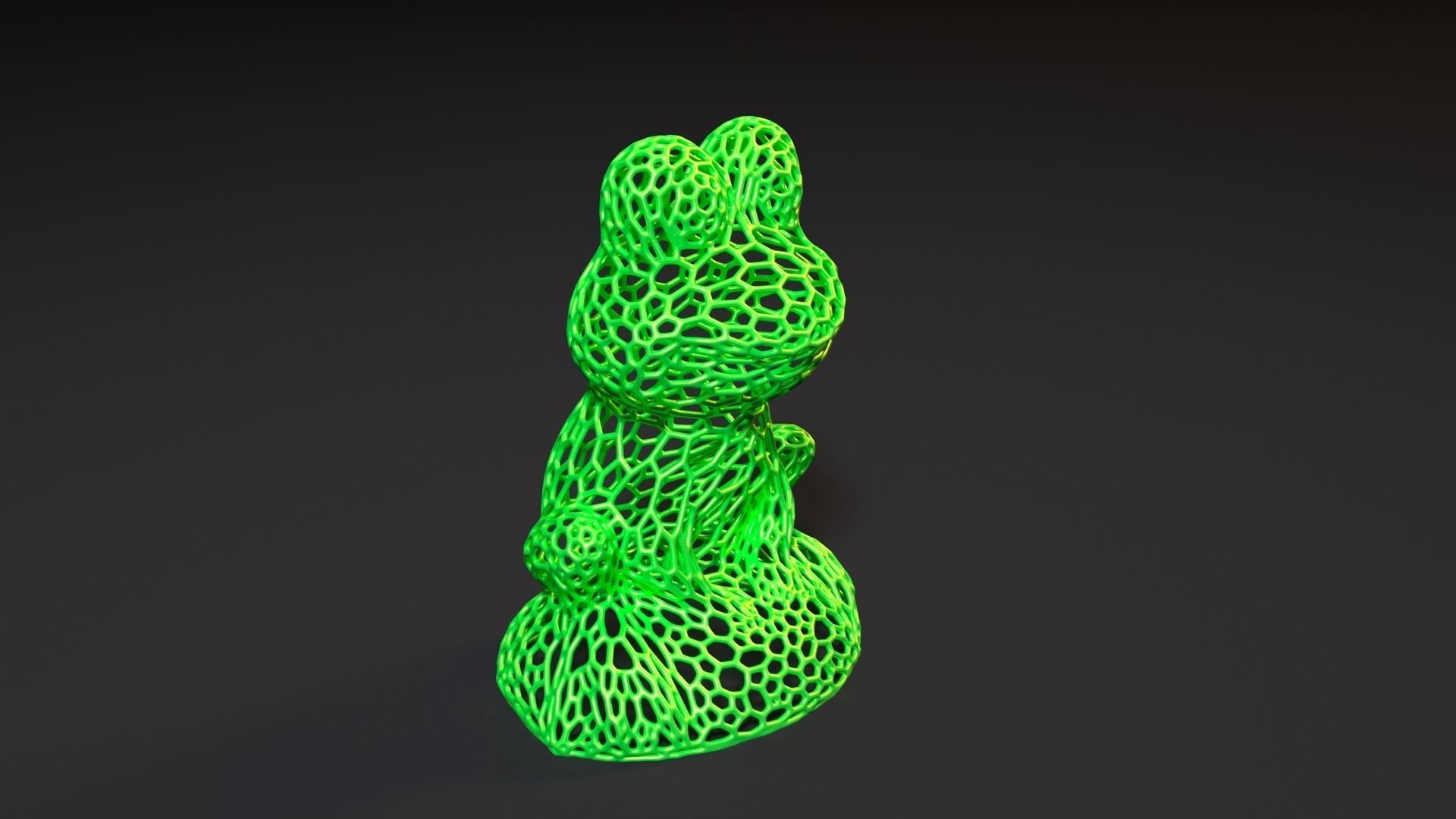Garden Frog 3D print model_7