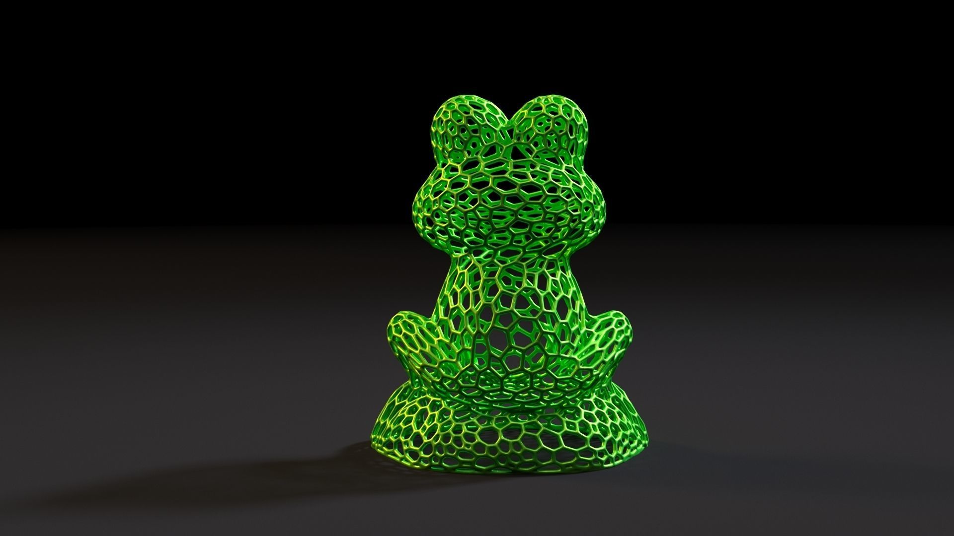 Garden Frog 3D print model_4