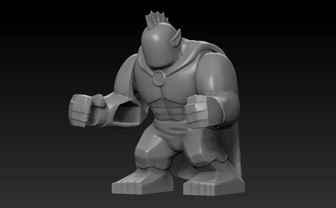 Despero big lego figure 3D print model_1