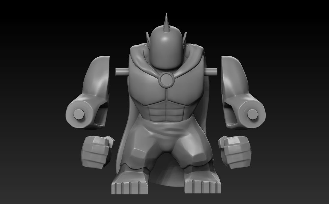 Despero big lego figure 3D print model_2