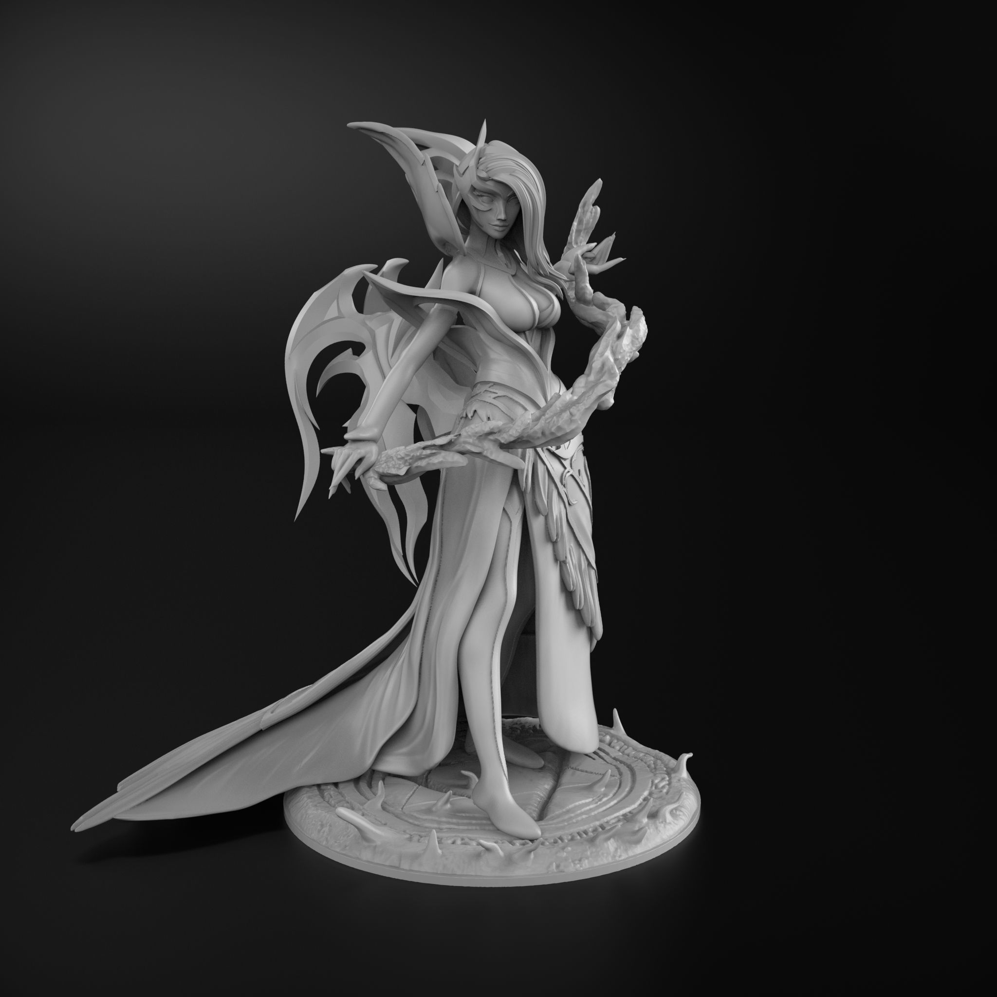 Coven Morgana League of legends 3D Model 3D print model_2