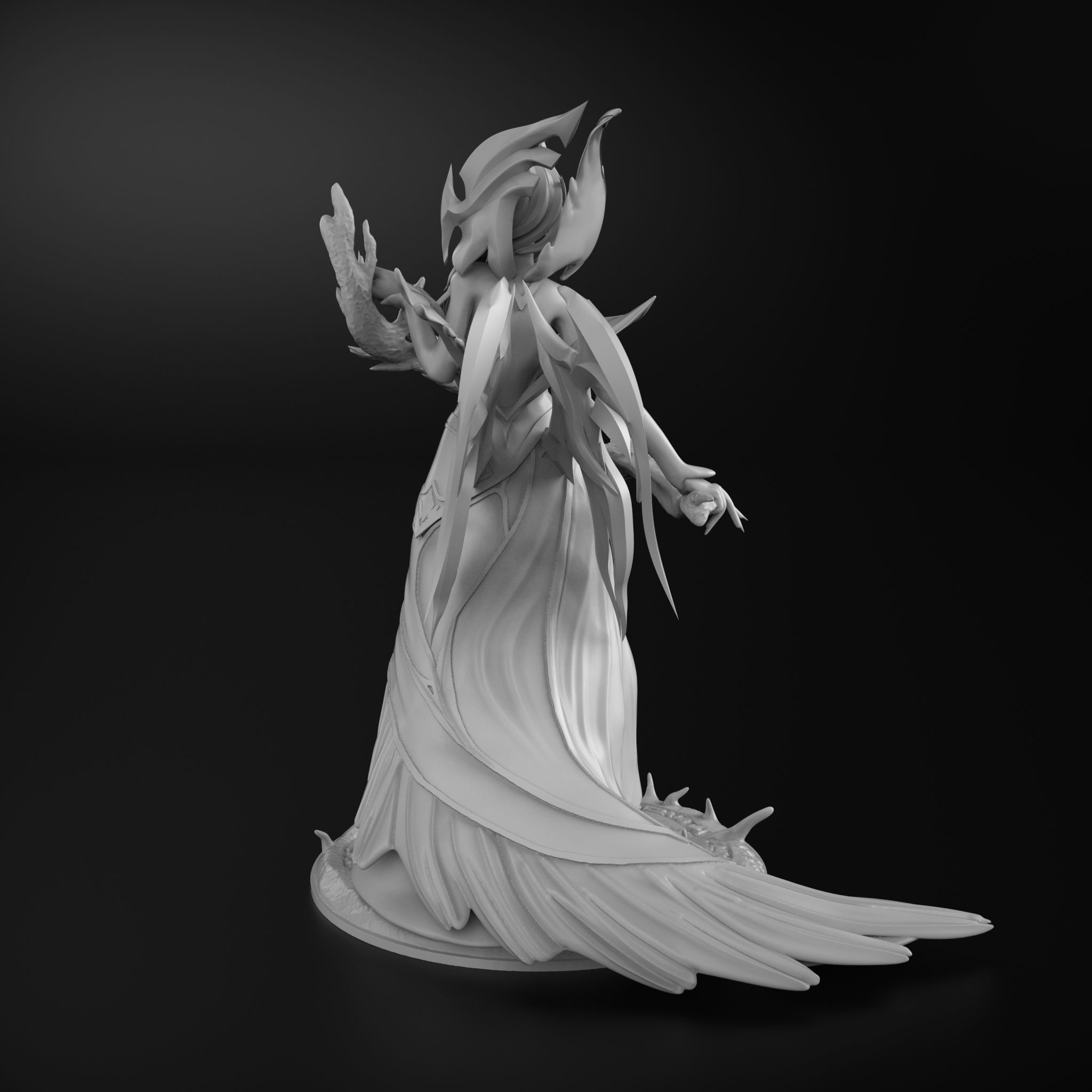 Coven Morgana League of legends 3D Model 3D print model_4