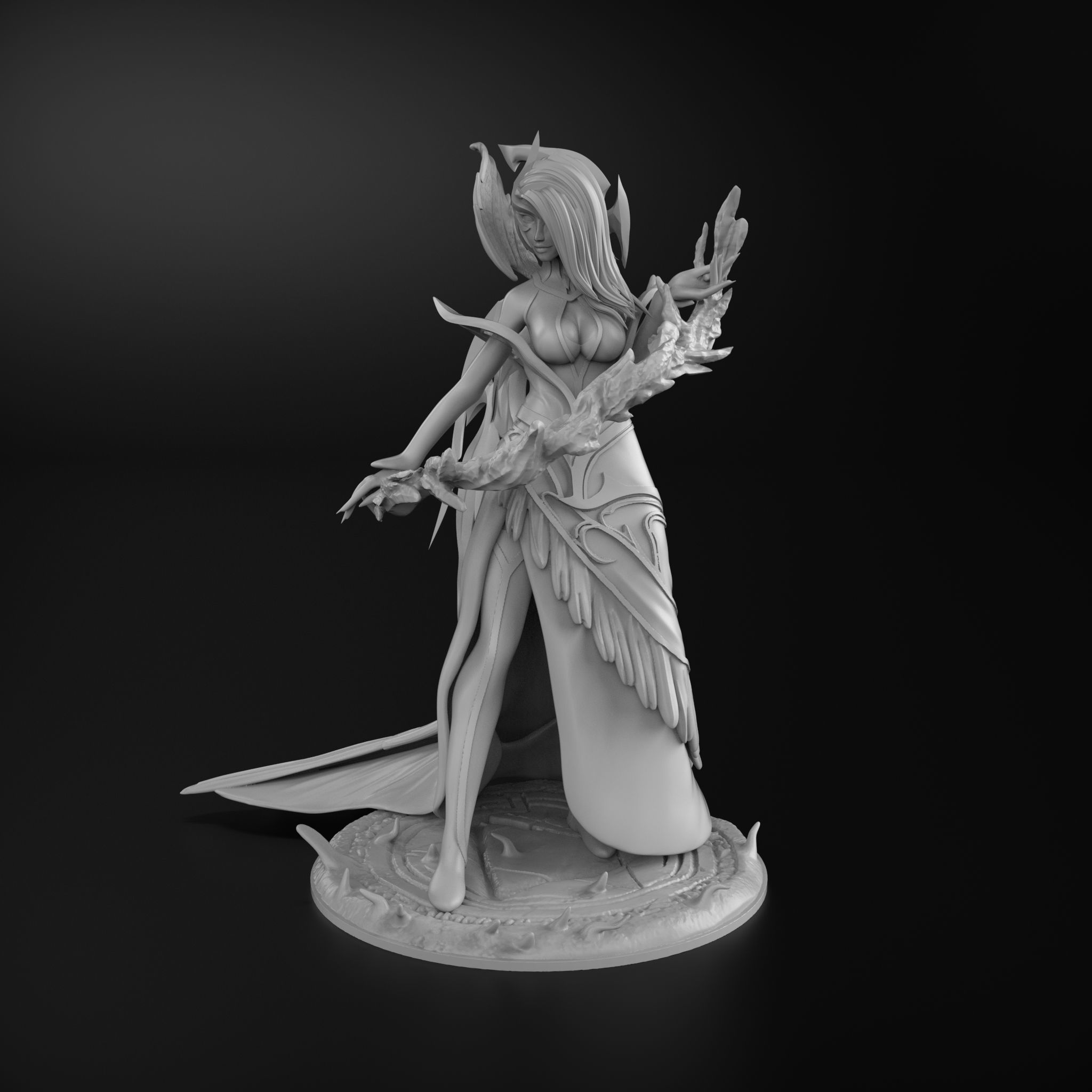 Coven Morgana League of legends 3D Model 3D print model_7