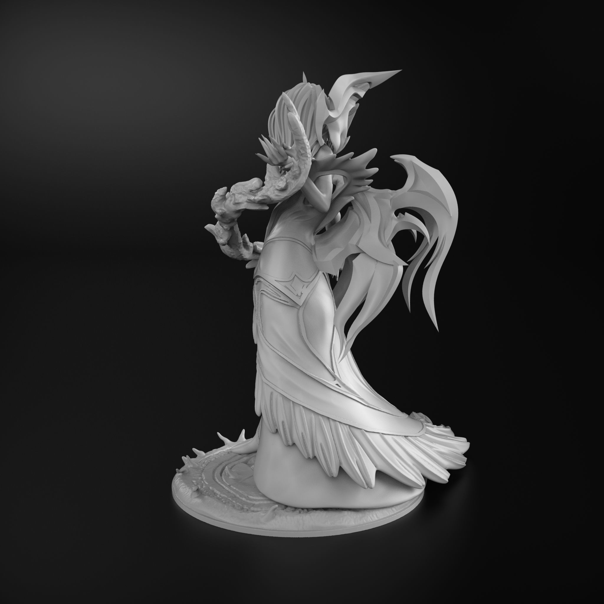 Coven Morgana League of legends 3D Model 3D print model_5
