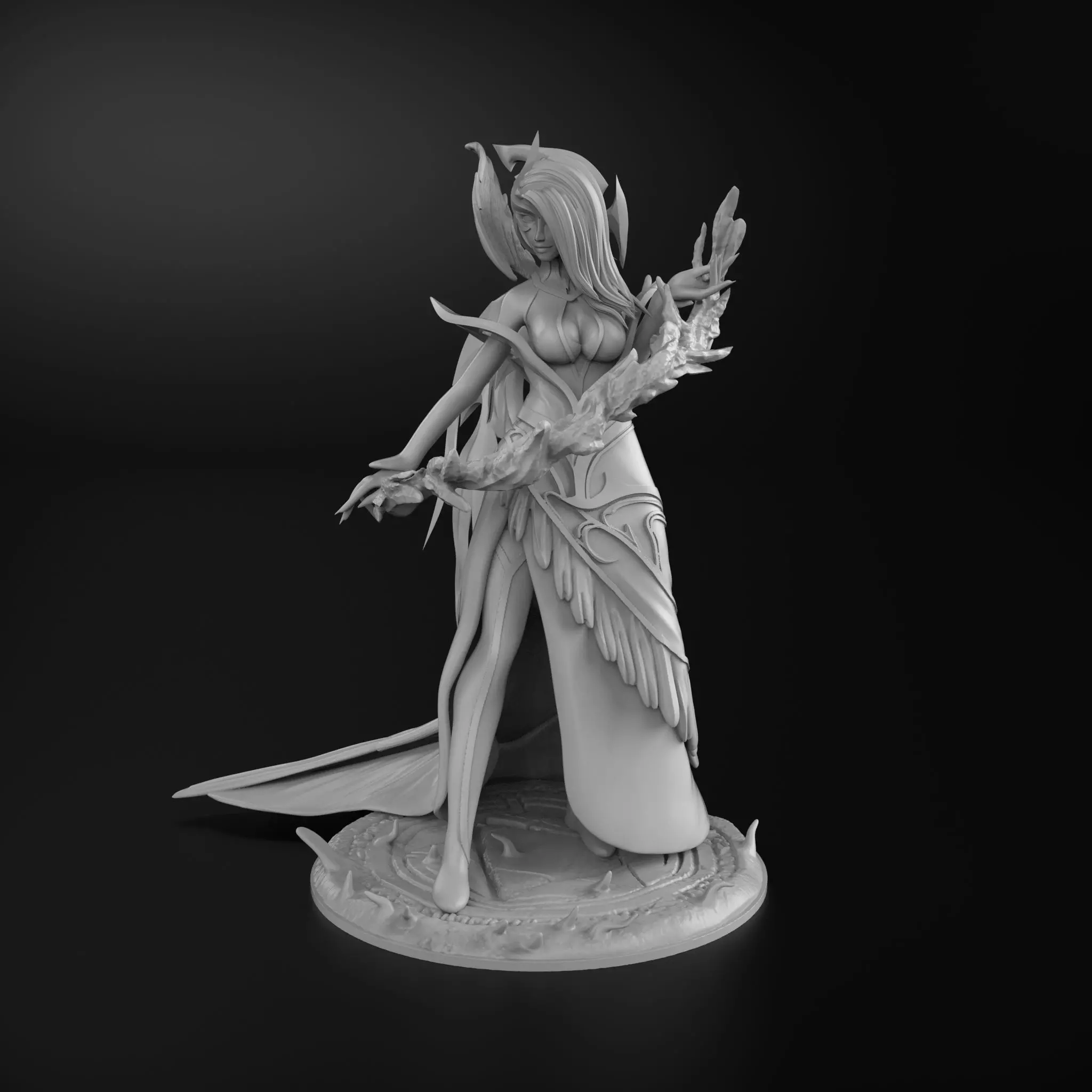Coven Morgana League of legends 3D Model 3D print model_0