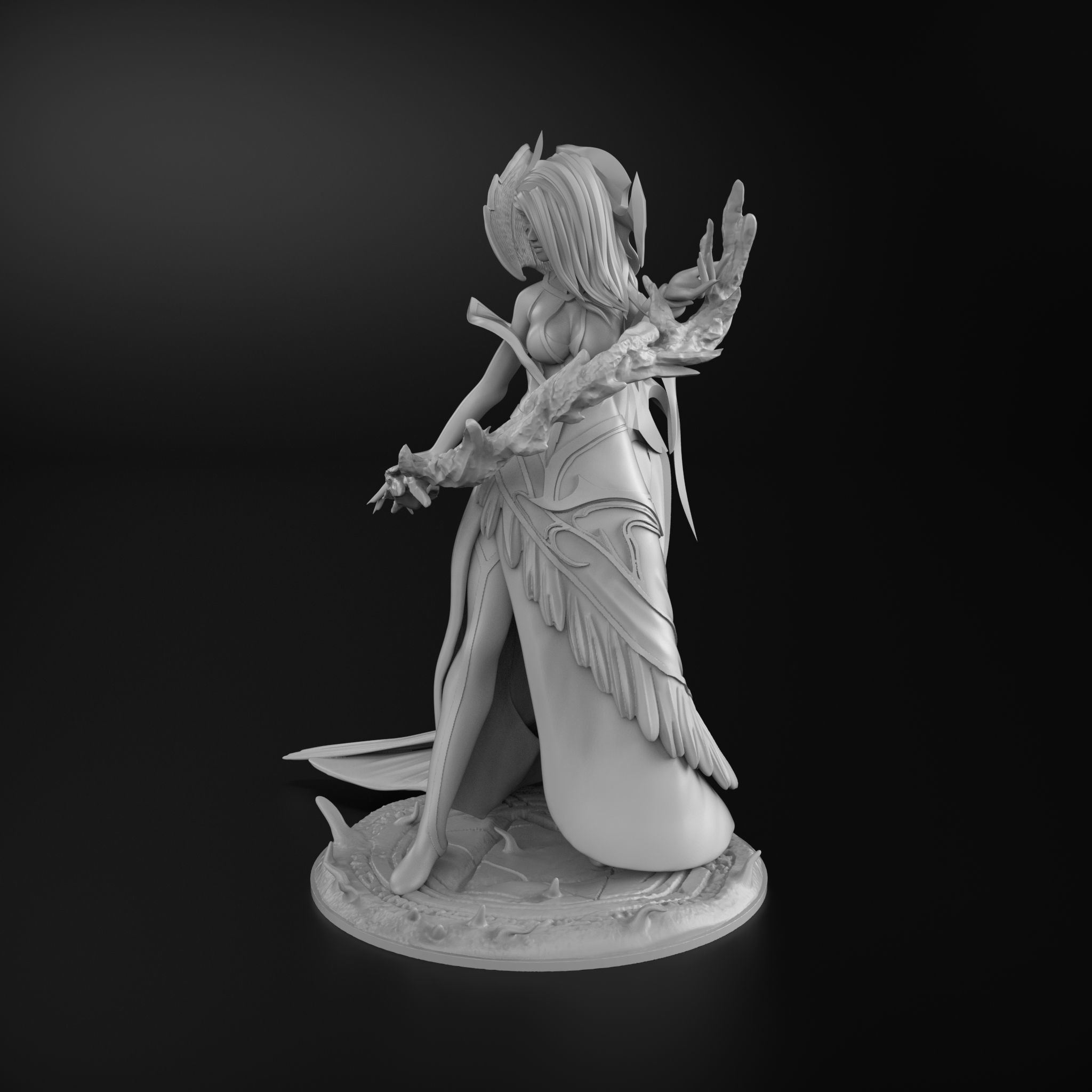 Coven Morgana League of legends 3D Model 3D print model_6