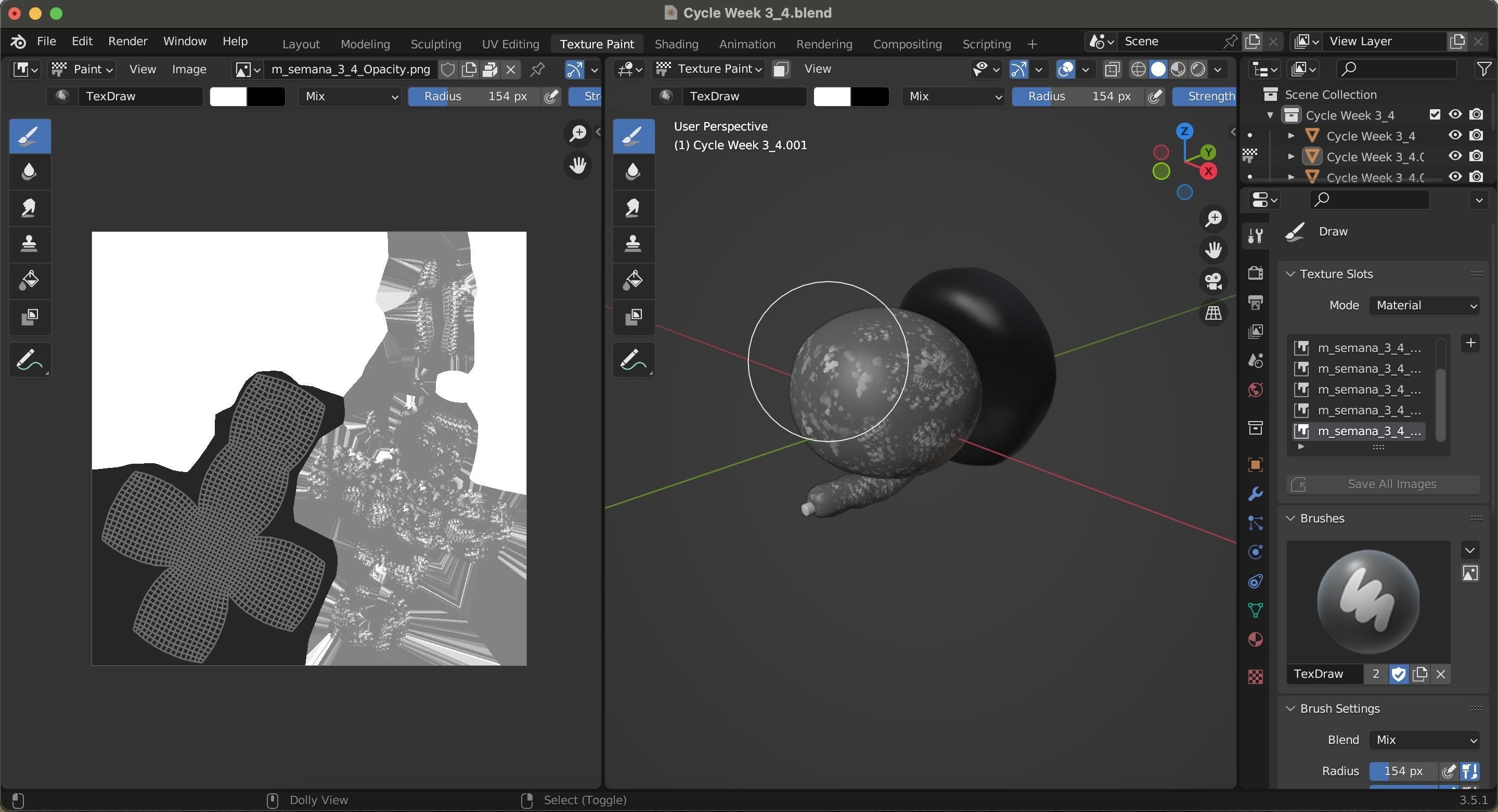 Cycle week 3-4 Low-poly 3D model_25