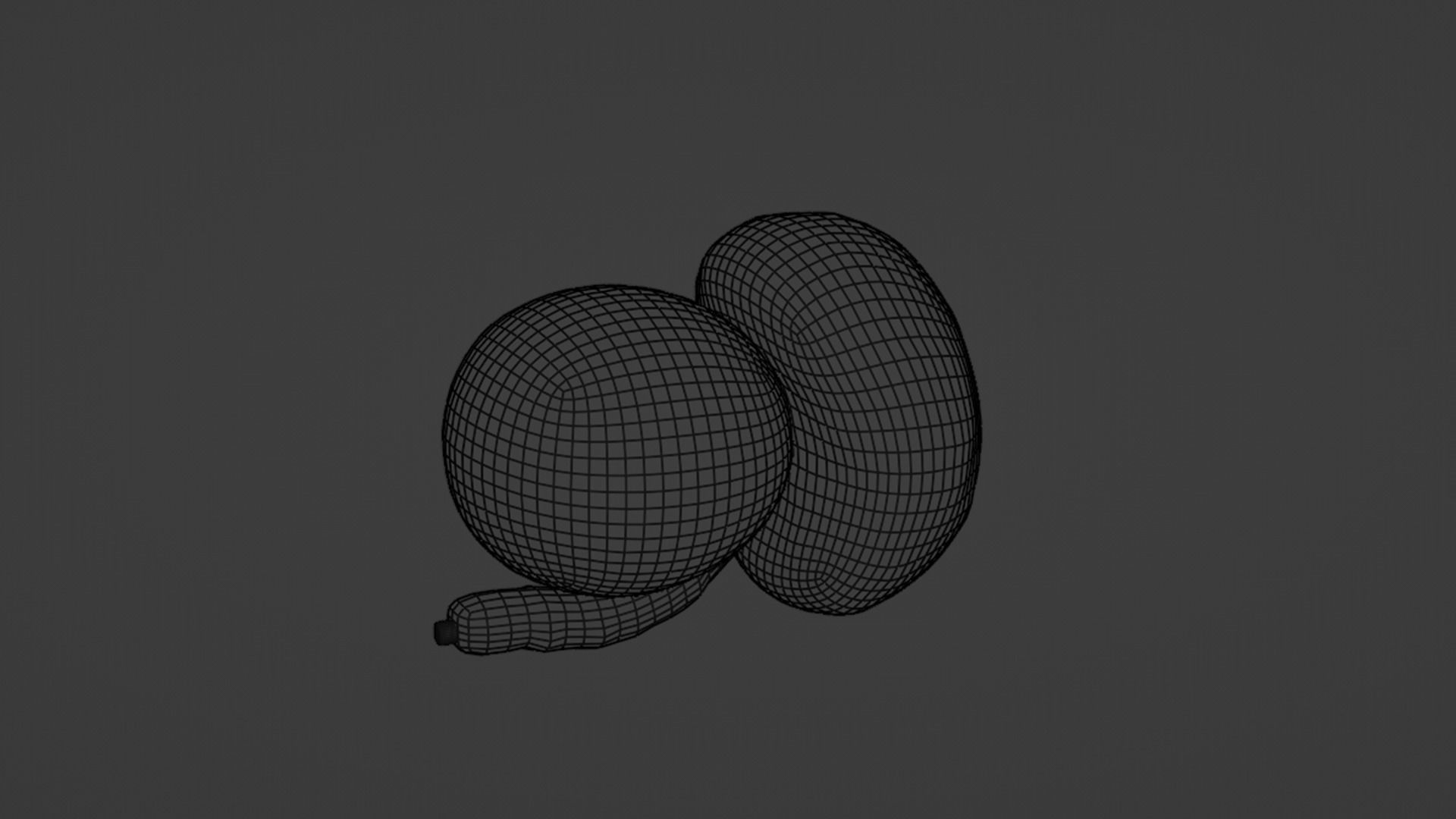 Cycle week 3-4 Low-poly 3D model_36