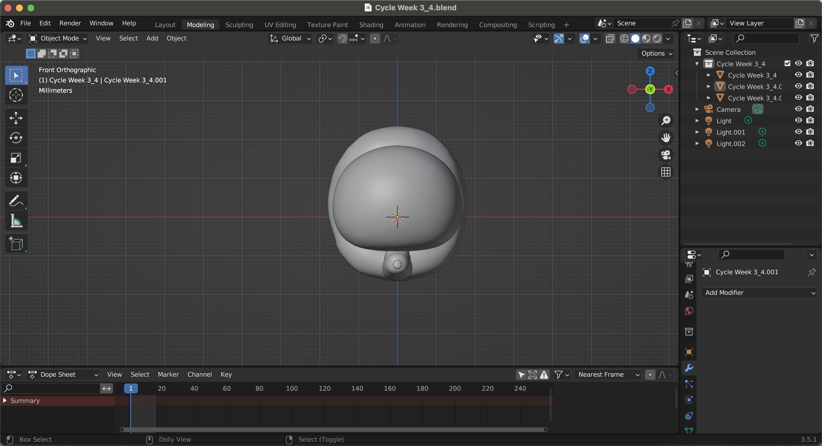 Cycle week 3-4 Low-poly 3D model_23