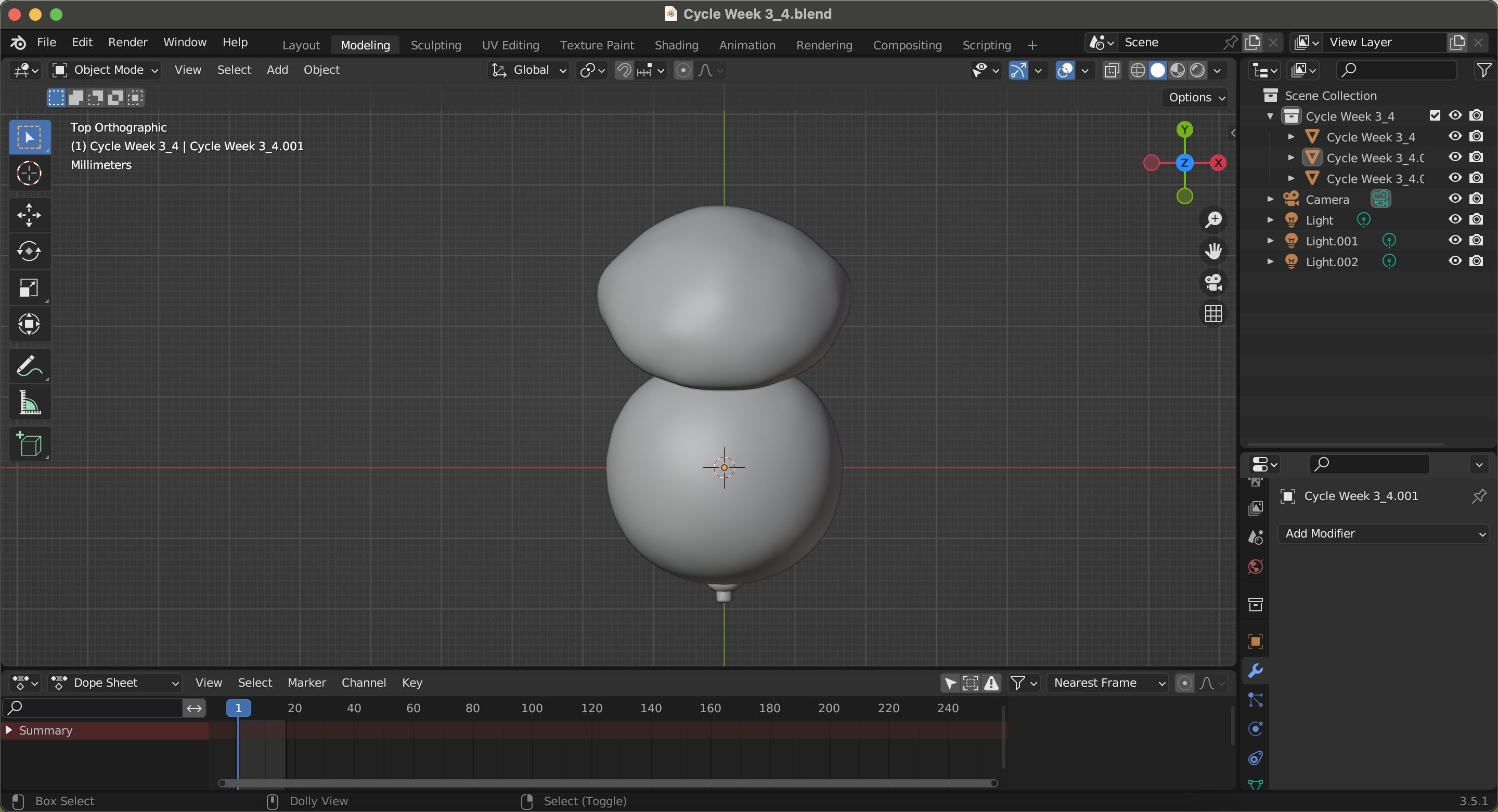 Cycle week 3-4 Low-poly 3D model_18