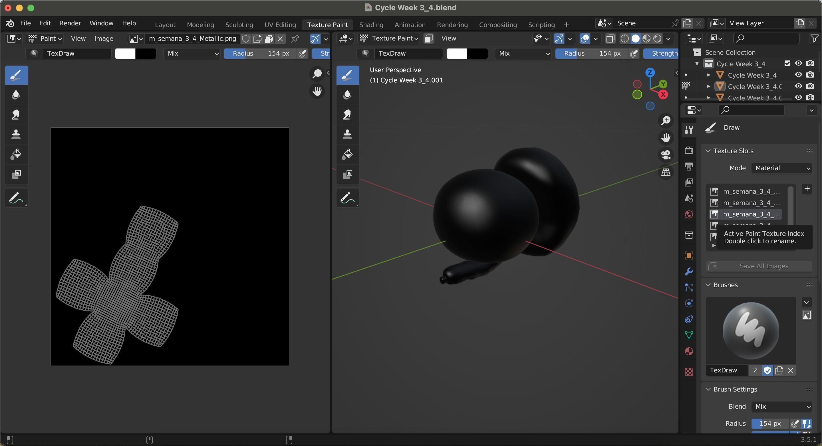 Cycle week 3-4 Low-poly 3D model_28