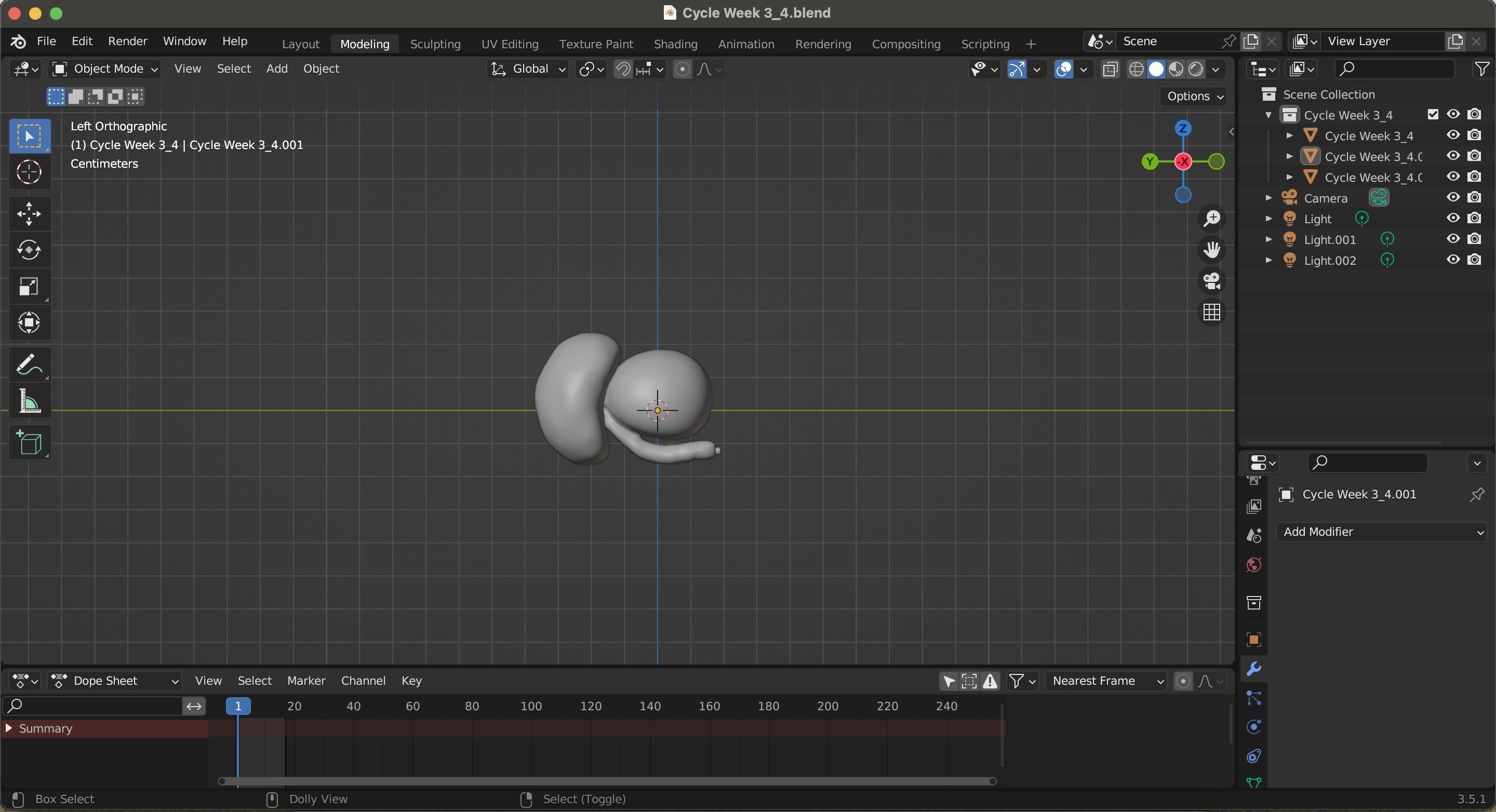 Cycle week 3-4 Low-poly 3D model_21