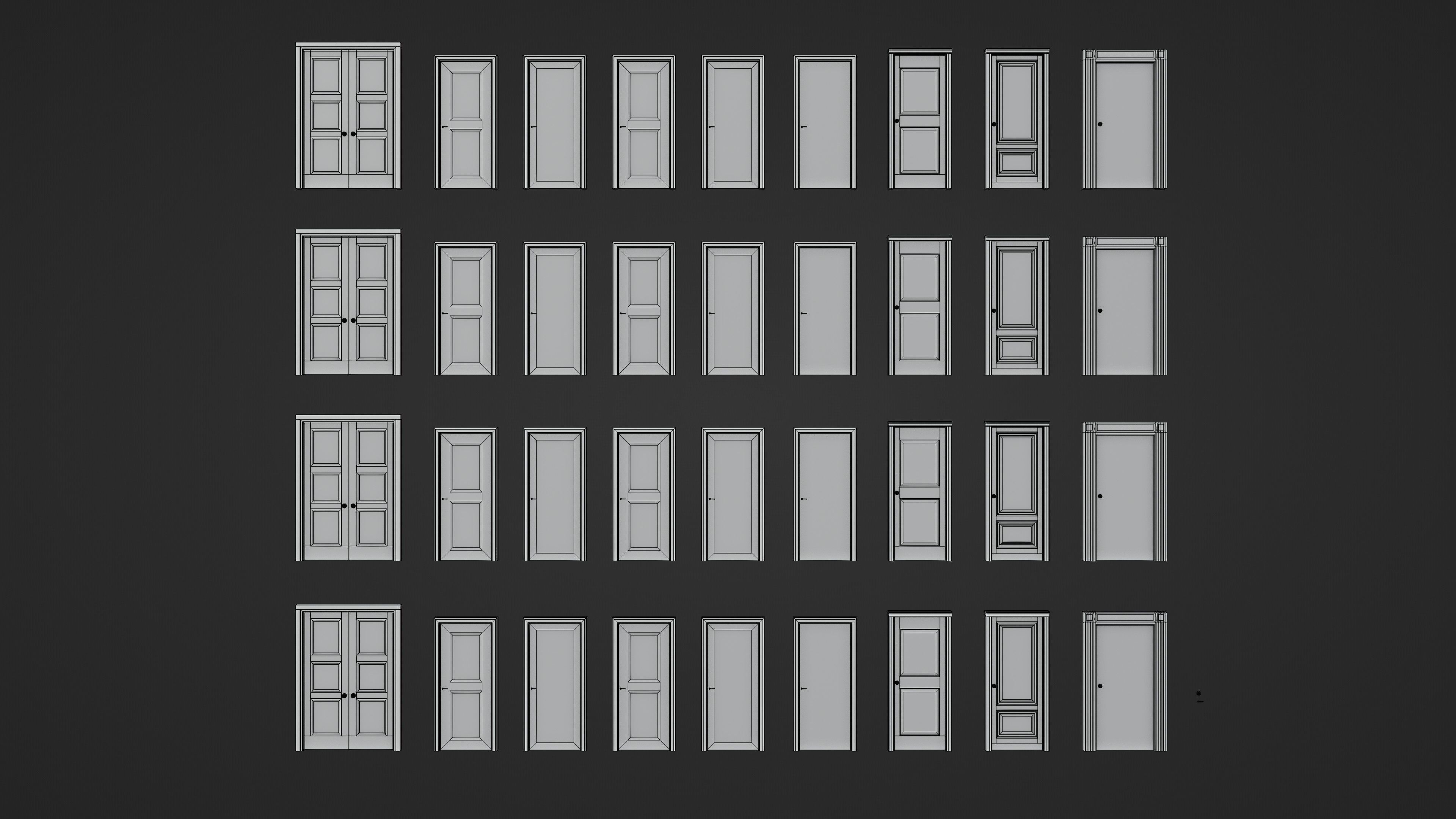 Door Collection Pack 3D model_28