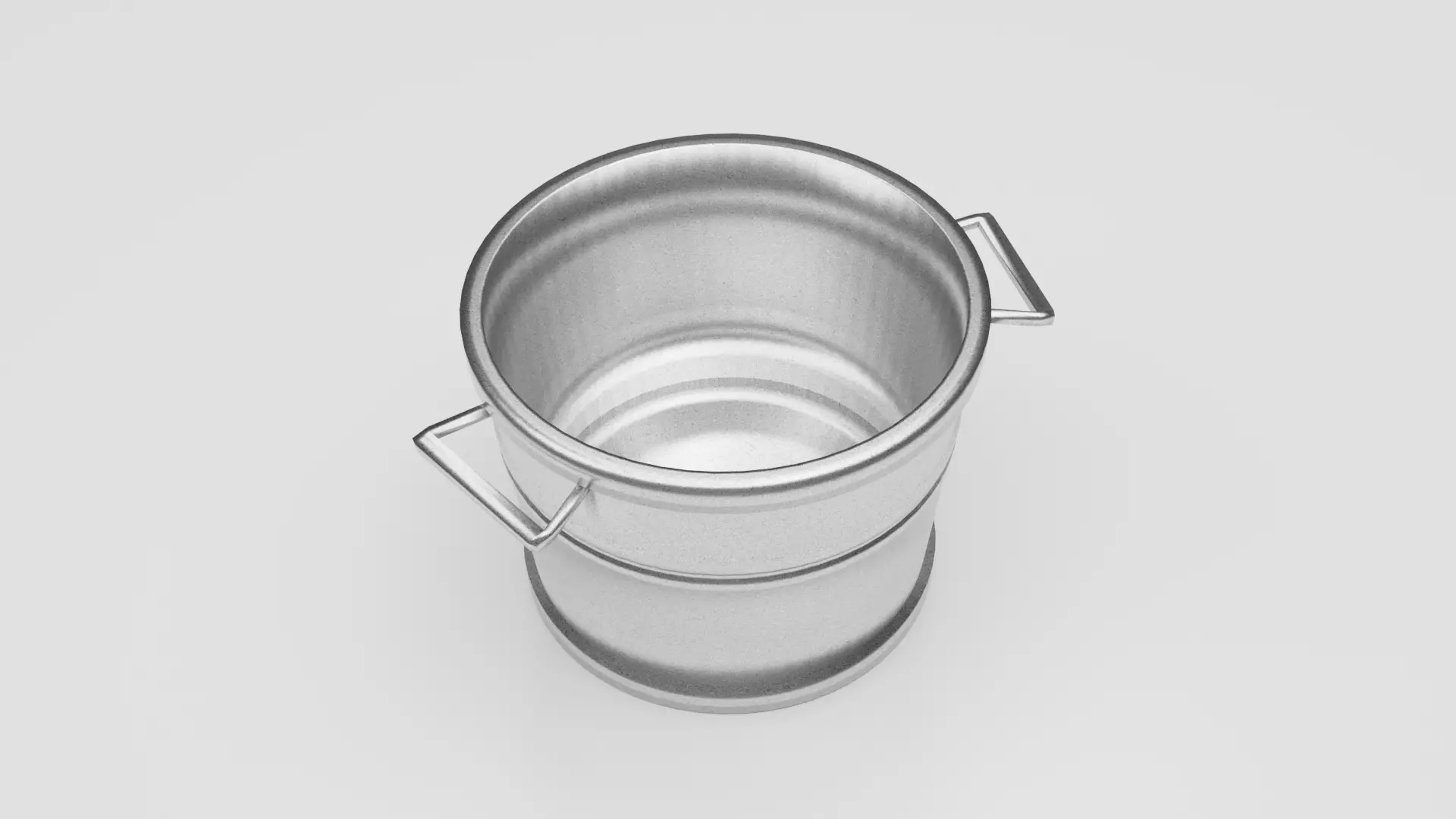 Metal Bucket 3D 3D model_0