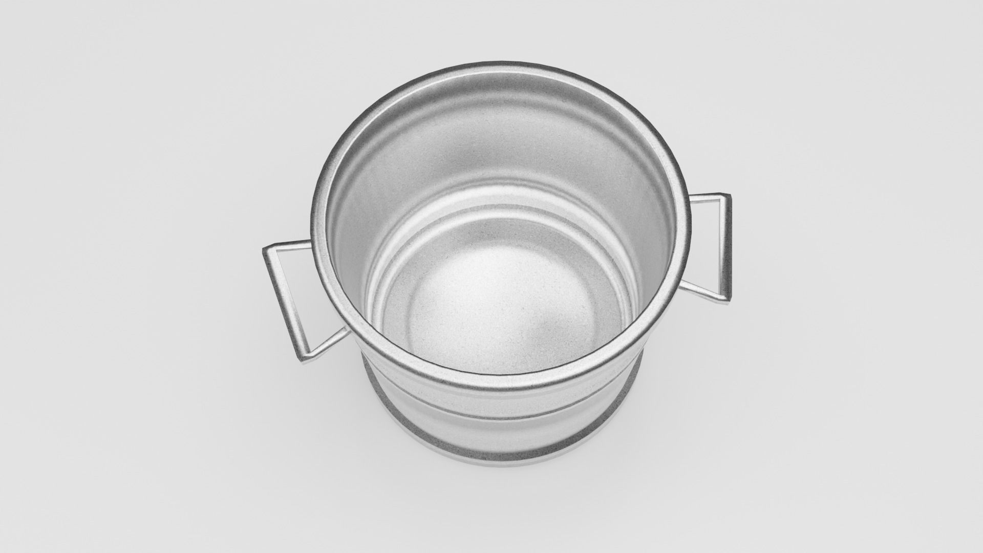 Metal Bucket 3D 3D model_4