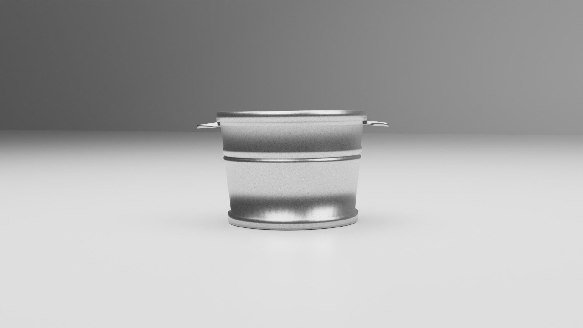 Metal Bucket 3D 3D model_1