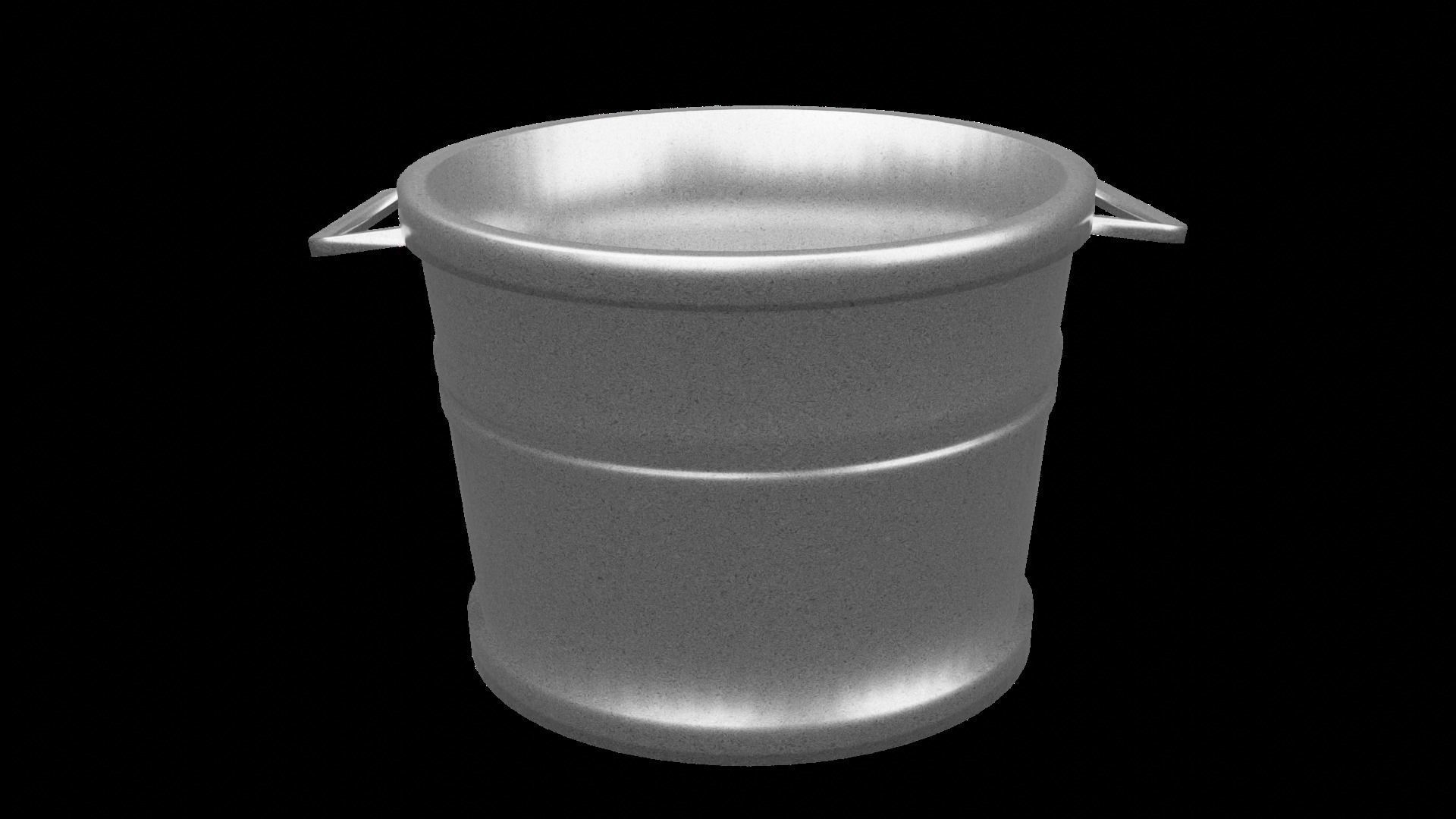 Metal Bucket 3D 3D model_7