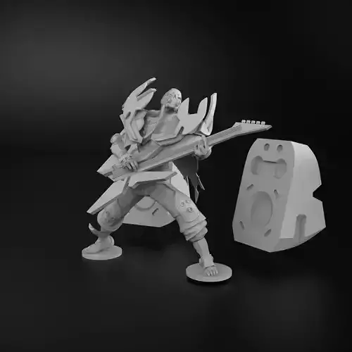 PROJECT  Pyke League of legends 3D MODEL 3D print model