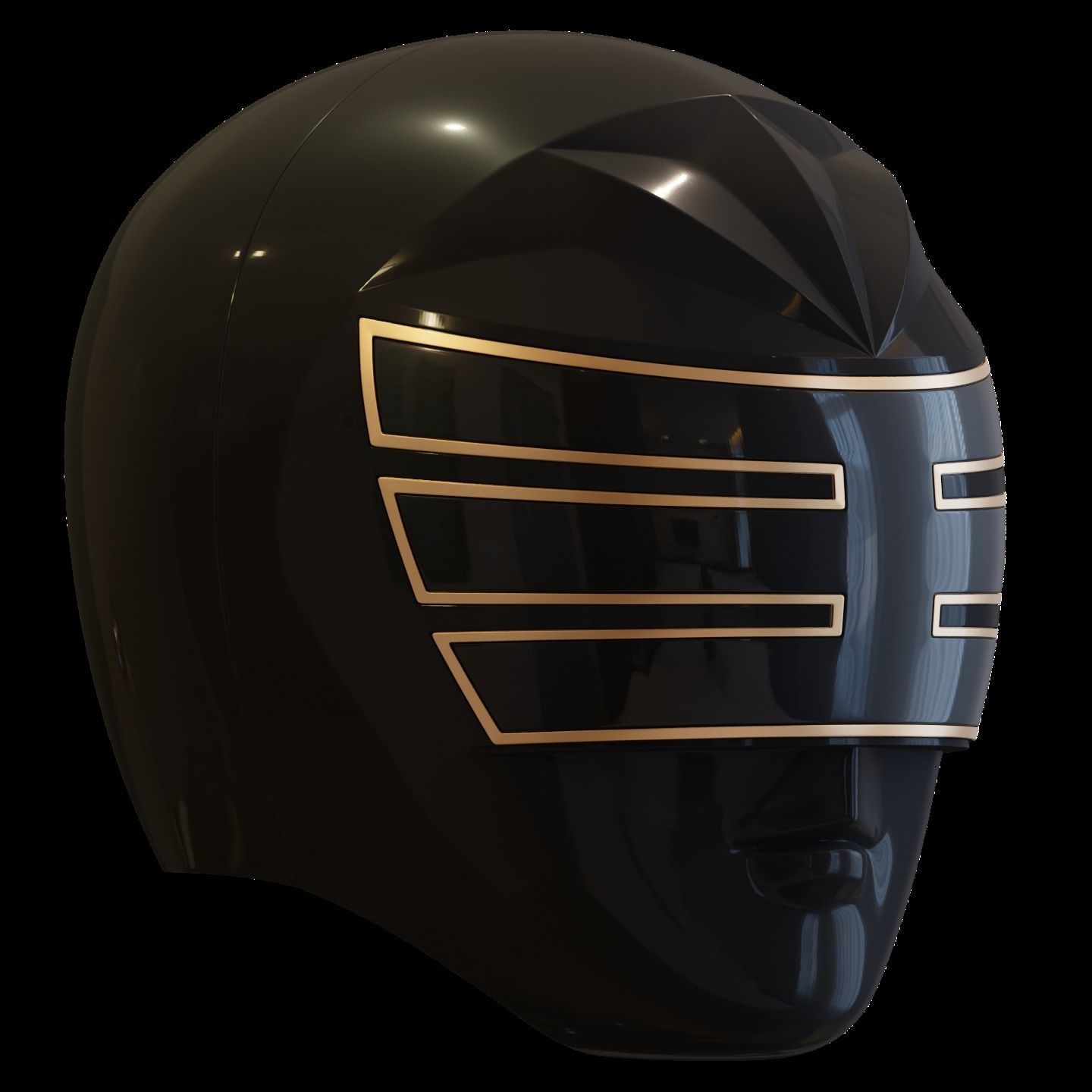 Gold Ranger from Power Rangers Zeo 3D print model_2