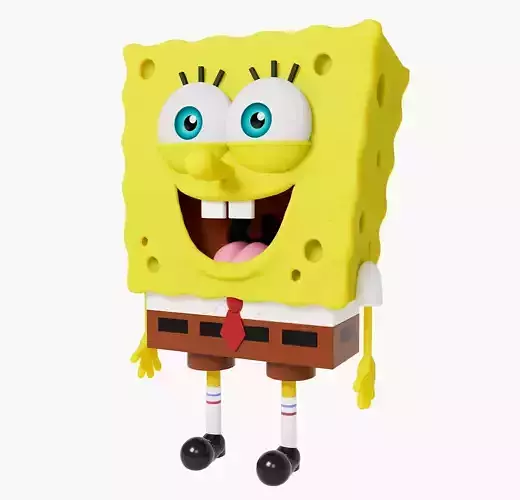 Spongebob Low-poly 3D model
