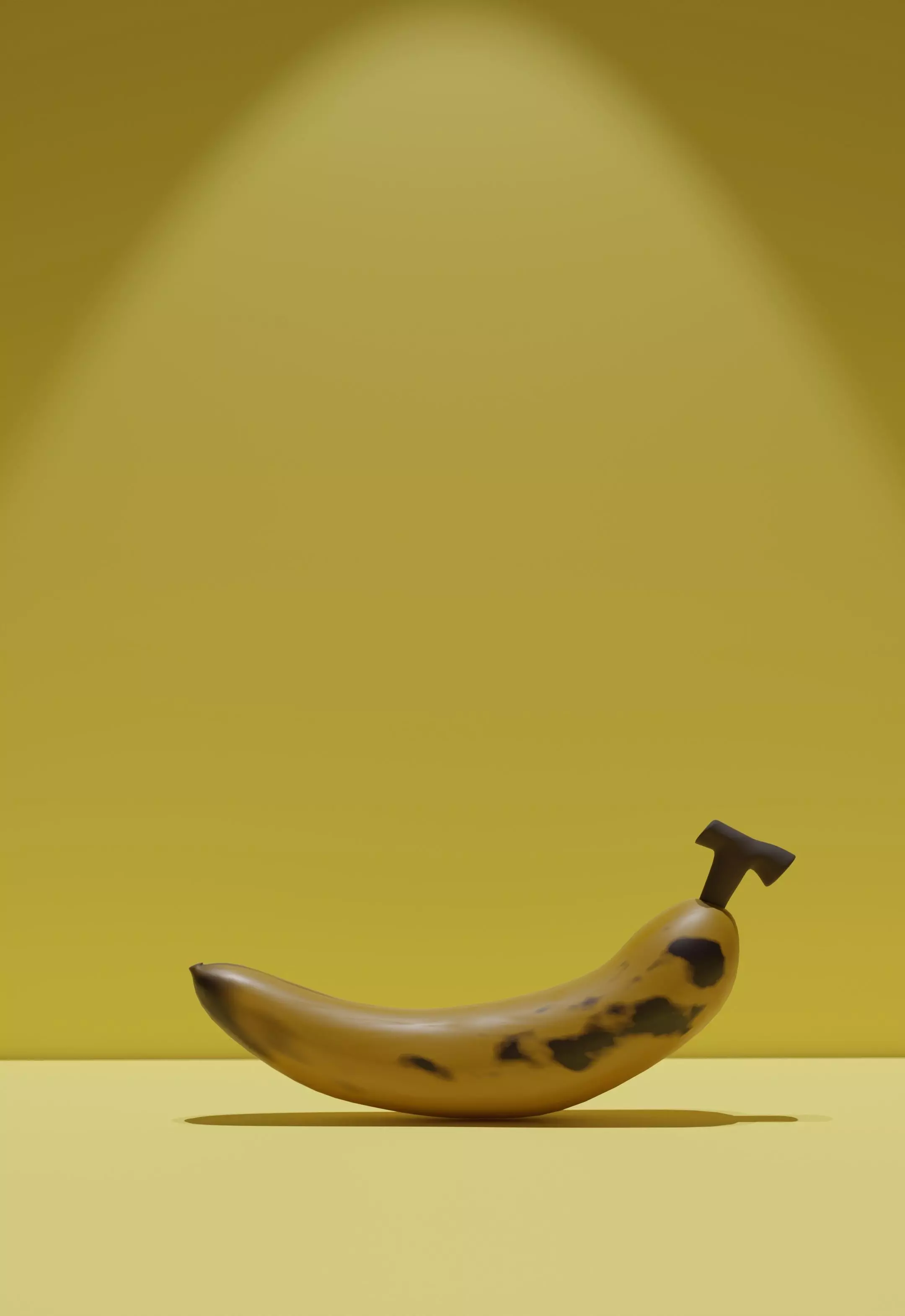 A Single Banana Free 3D print model
