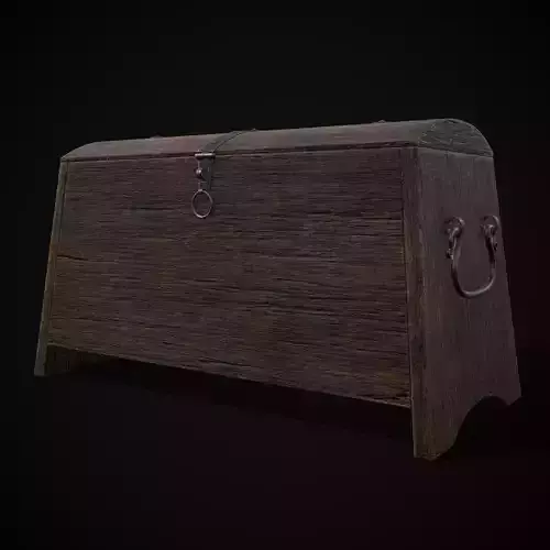 Slavomir Viking Chest Low-poly 3D model