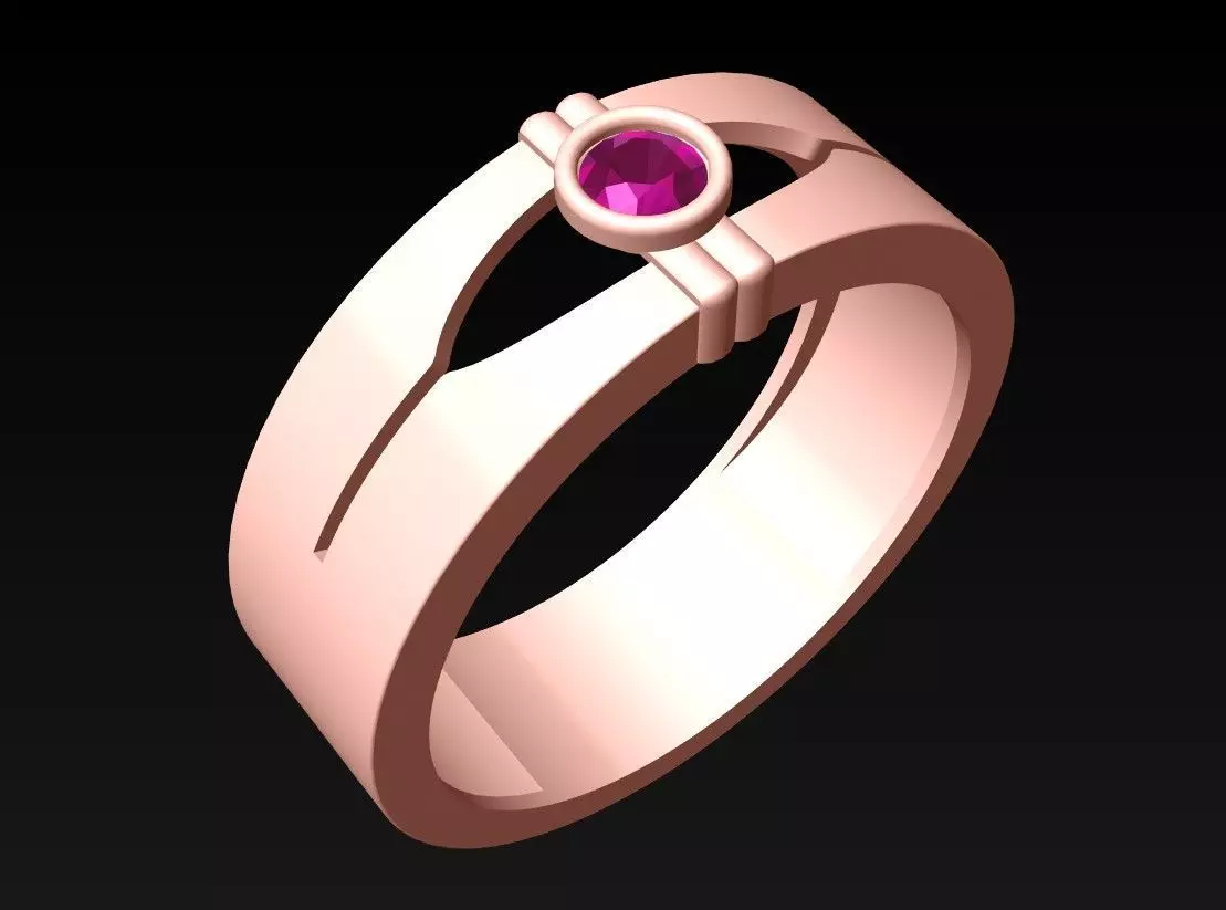 Diamond Ring - N6262 3D print model_0